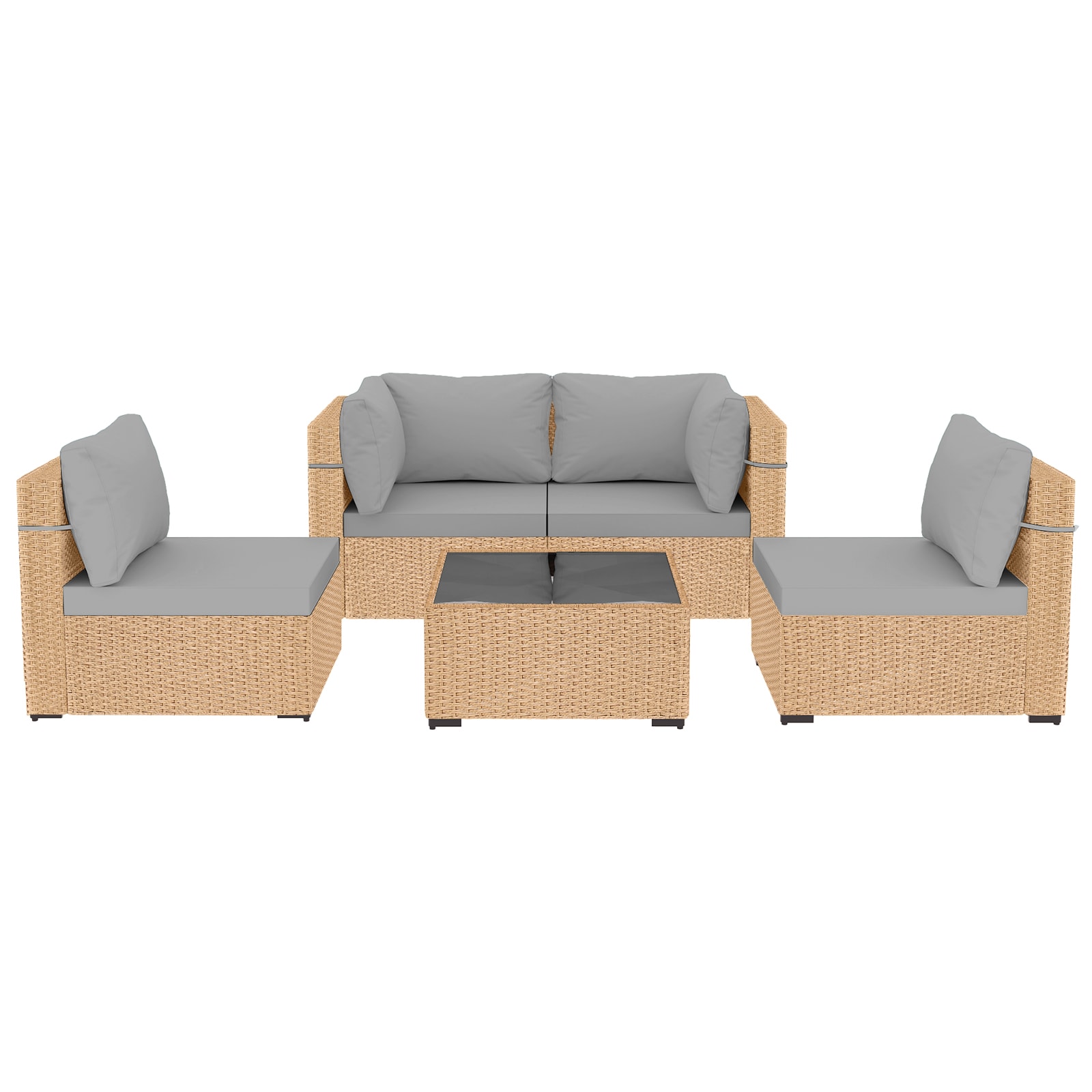 UPHA TBBE-AB-LGRAY Patio-Conversation-Sets - View #2
