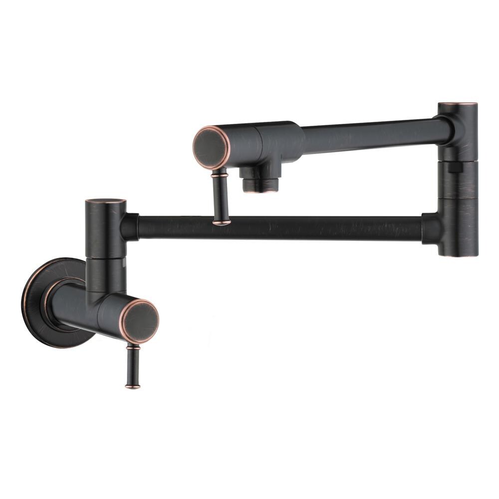 Hansgrohe HG Kitchen Rubbed Bronze 2-handle Wall-mount Pot Filler ...