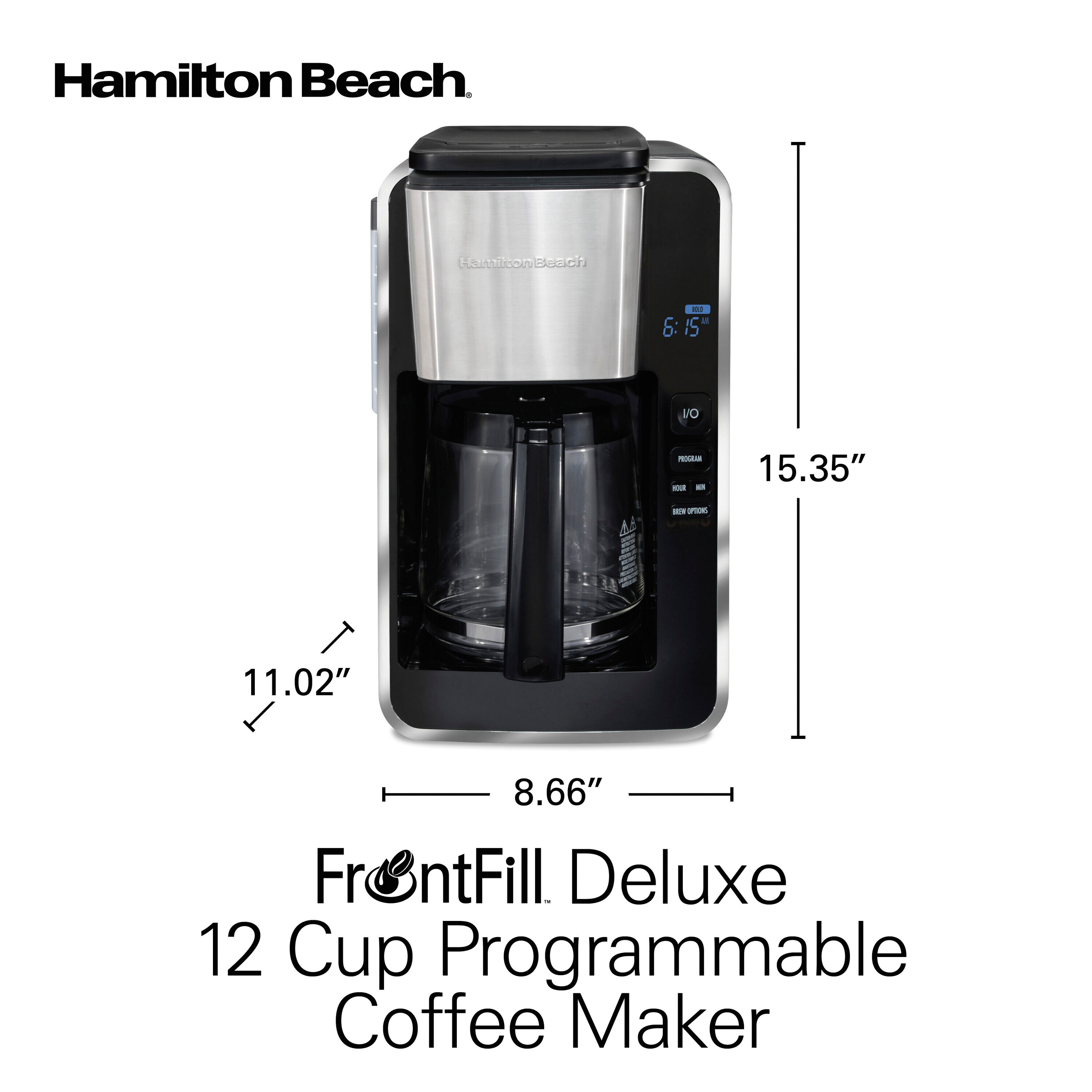 Hamilton Beach Commercial 46899R 10 Cup Programmable Thermal