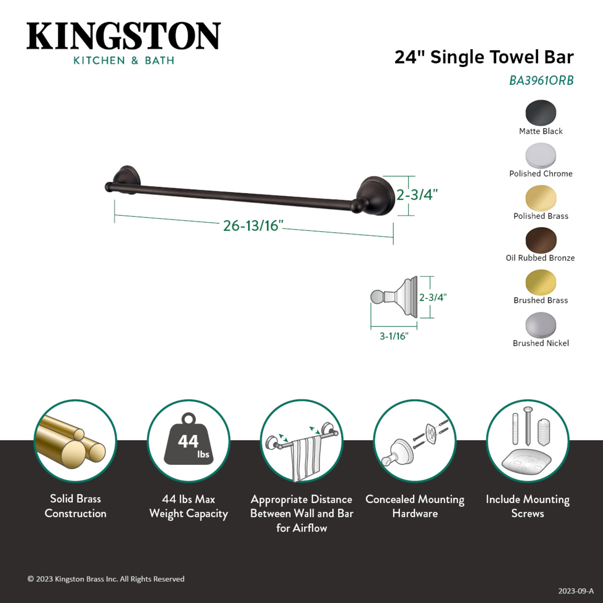 Kingston Brass WL39611 d060350 - View #2