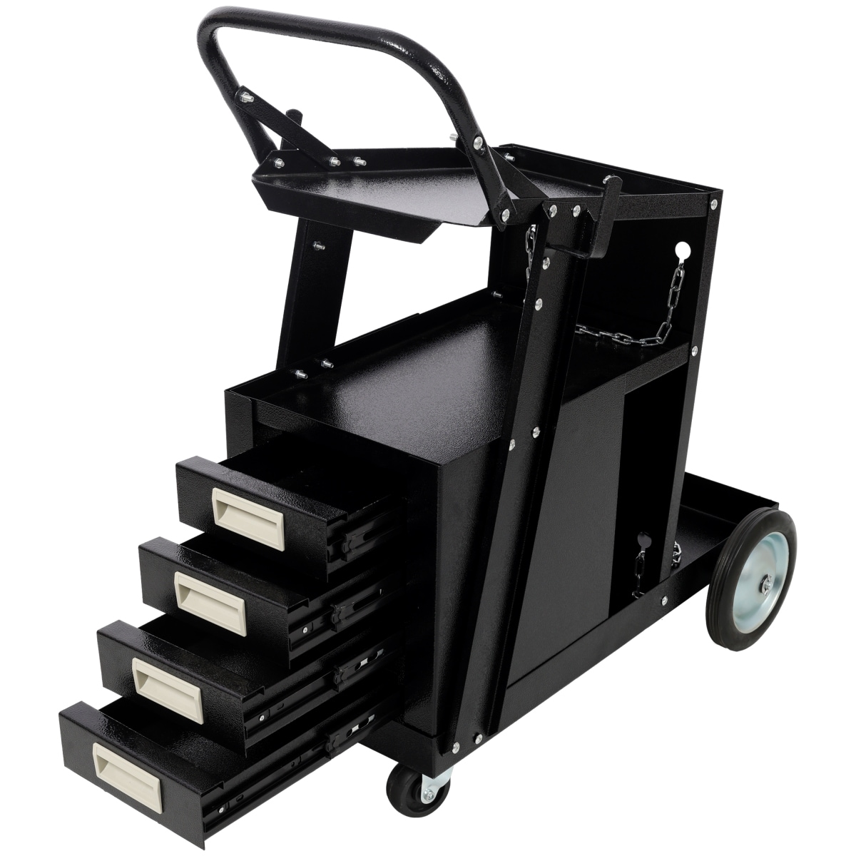 Streamdale Furniture Streamdale Heavy Duty 4-Drawer Rolling Welding Cart and Tool Trolley