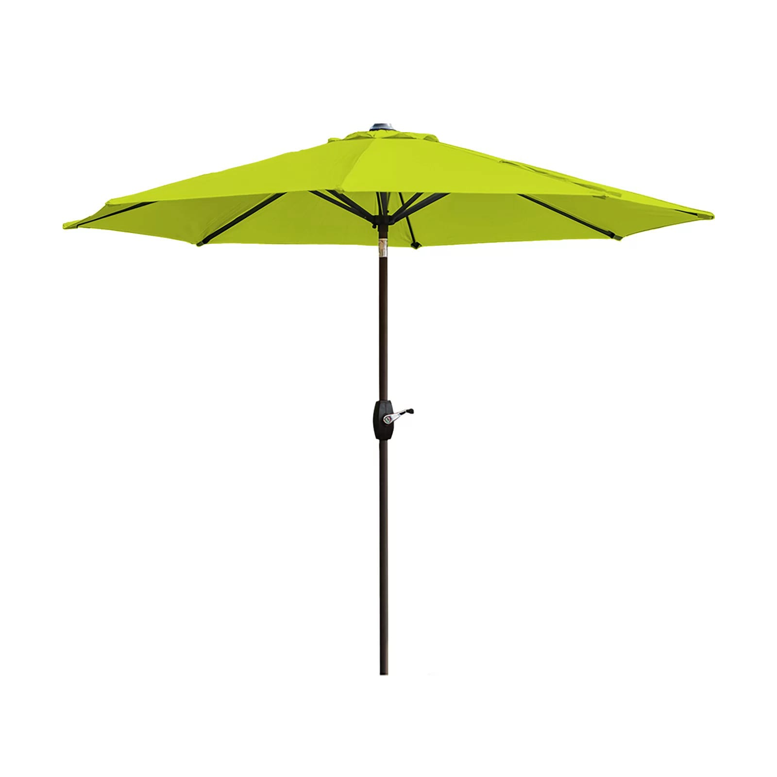 Westin Furniture 9807131 9-ft Steel Green Push-button Tilt Garden Patio Umbrella