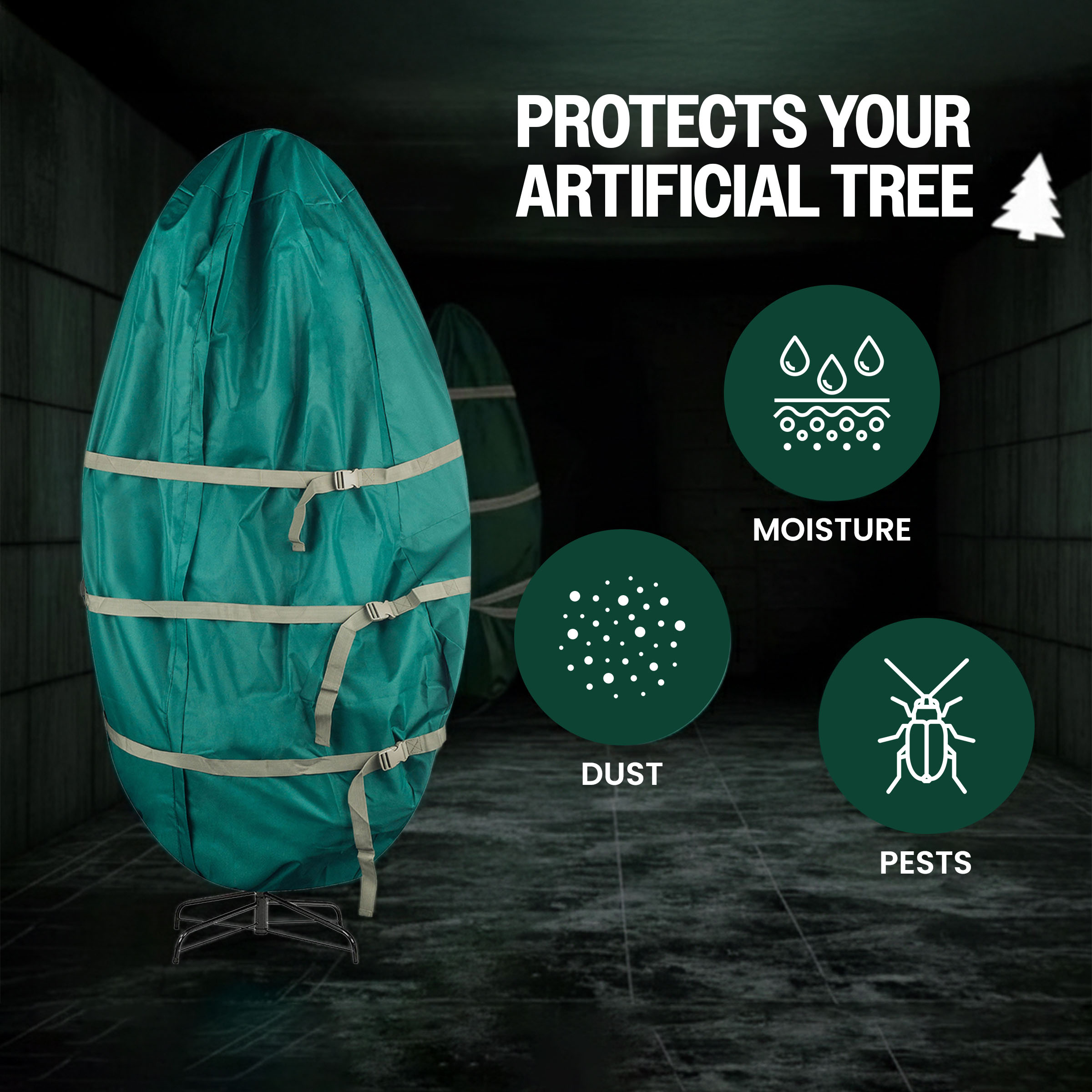 Hastings Home 906899GBS Christmas-Tree-Storage - View #5