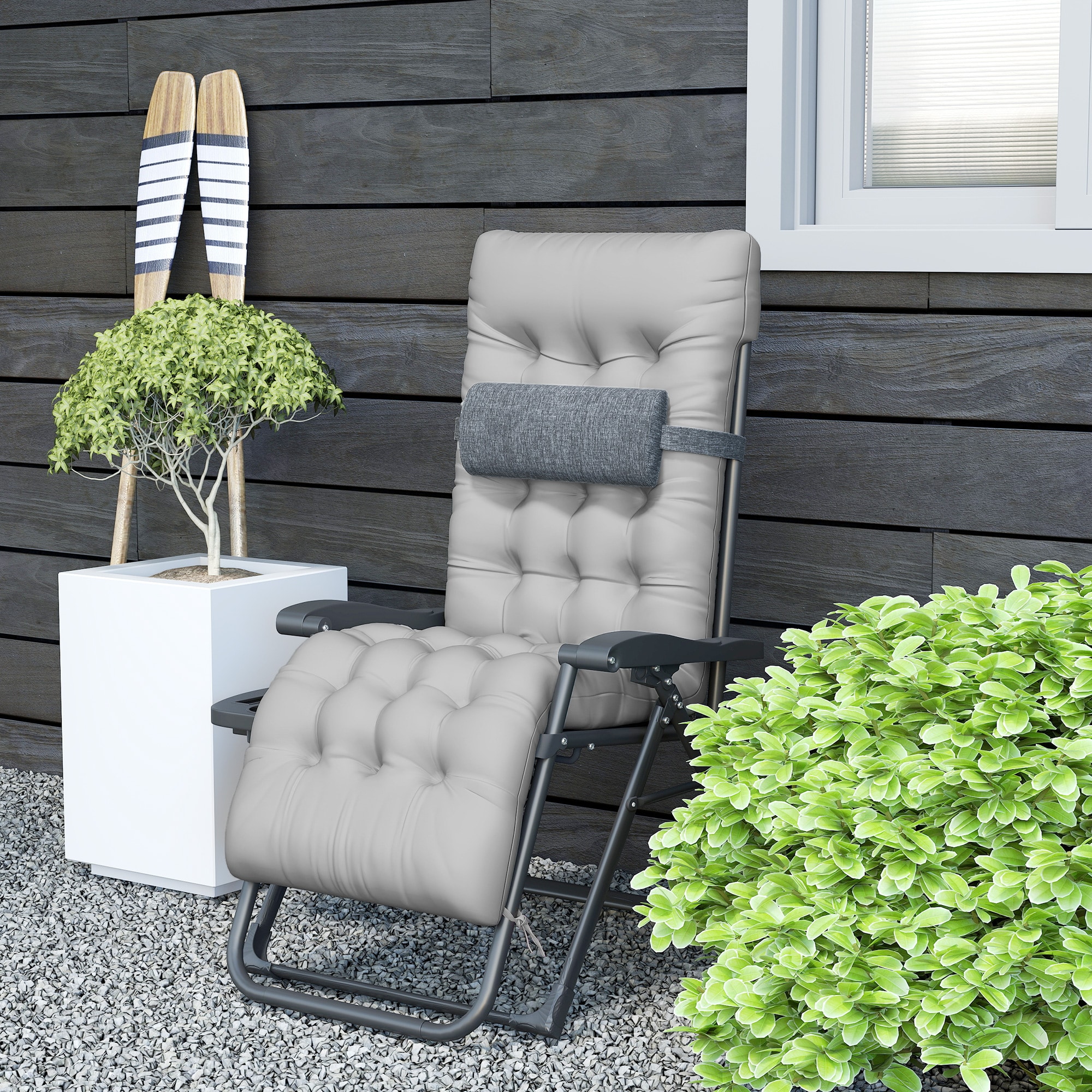 Outsunny 84B-803GY Chaises-Settees - View #9