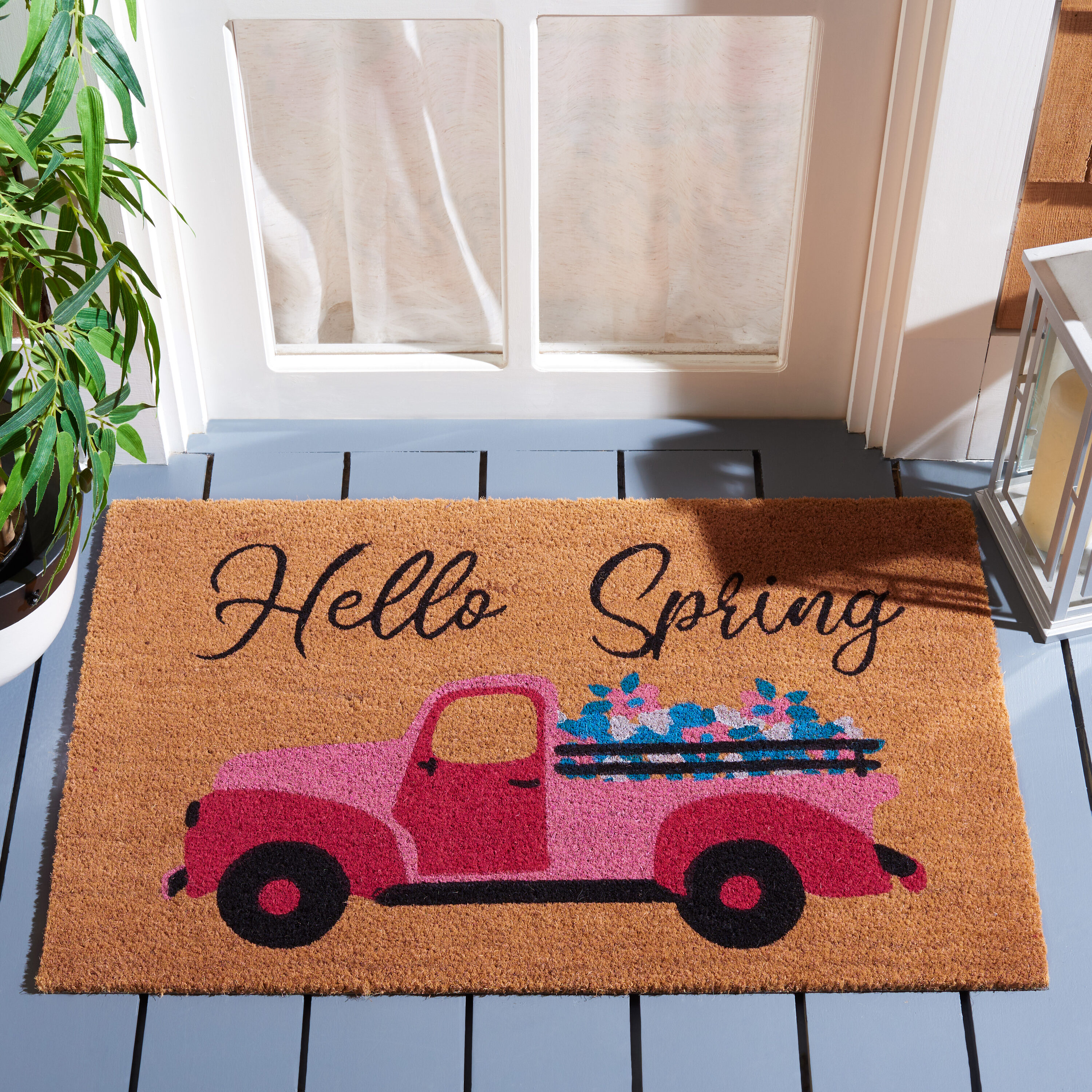 Safavieh -  Door Mats 237 Natural Novelty 1ft-11in x 3ft Accent Rug