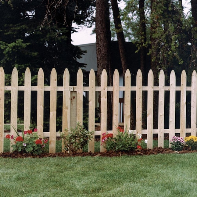 Severe Weather 3.5-ft H x 8-ft W Pressure Treated Spruce Pine Fir Spaced Picket Wood Fence Panel Severe Weather 3.5-ft H x 8-ft W Pressure Treated Spruce Pine Fir Spaced Picket Wood Fence Panel