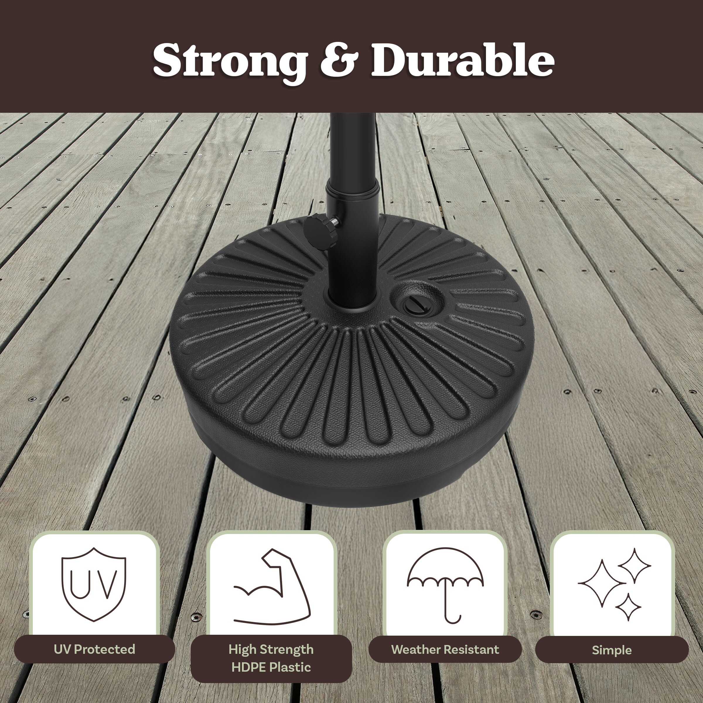 Nature Spring 987282XFI Umbrella-Bases - View #5