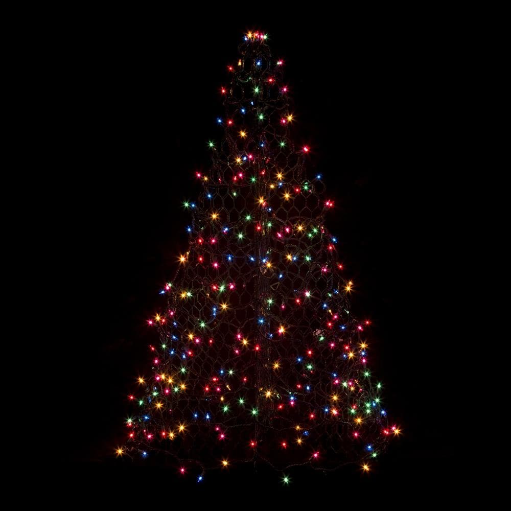 Crab Pot Trees 4.04-ft Pre-lit Artificial Christmas Tree with ...