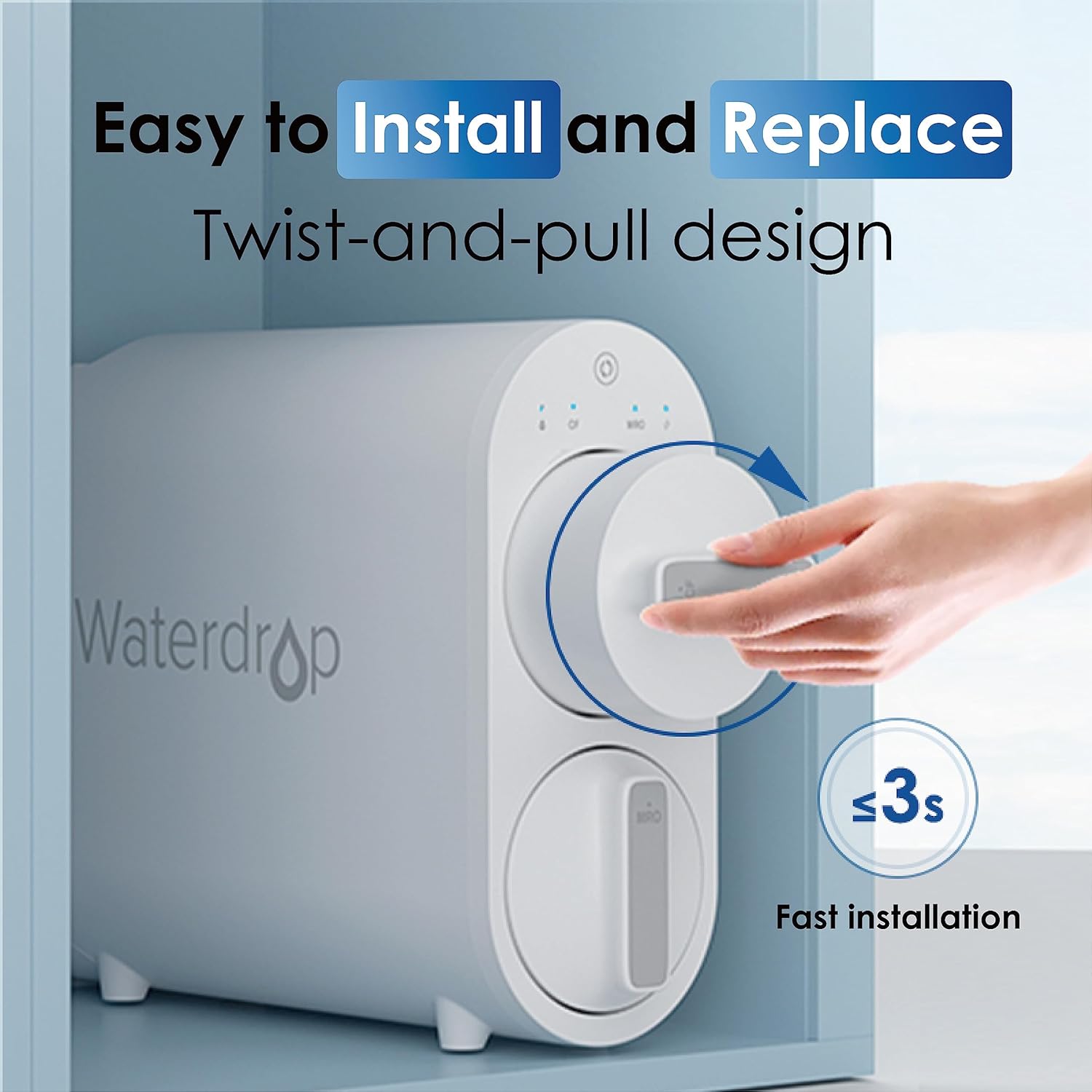 Waterdrop B-WD-G2-2CFRO Replacement-Water-Filters-Cartridges - View #3