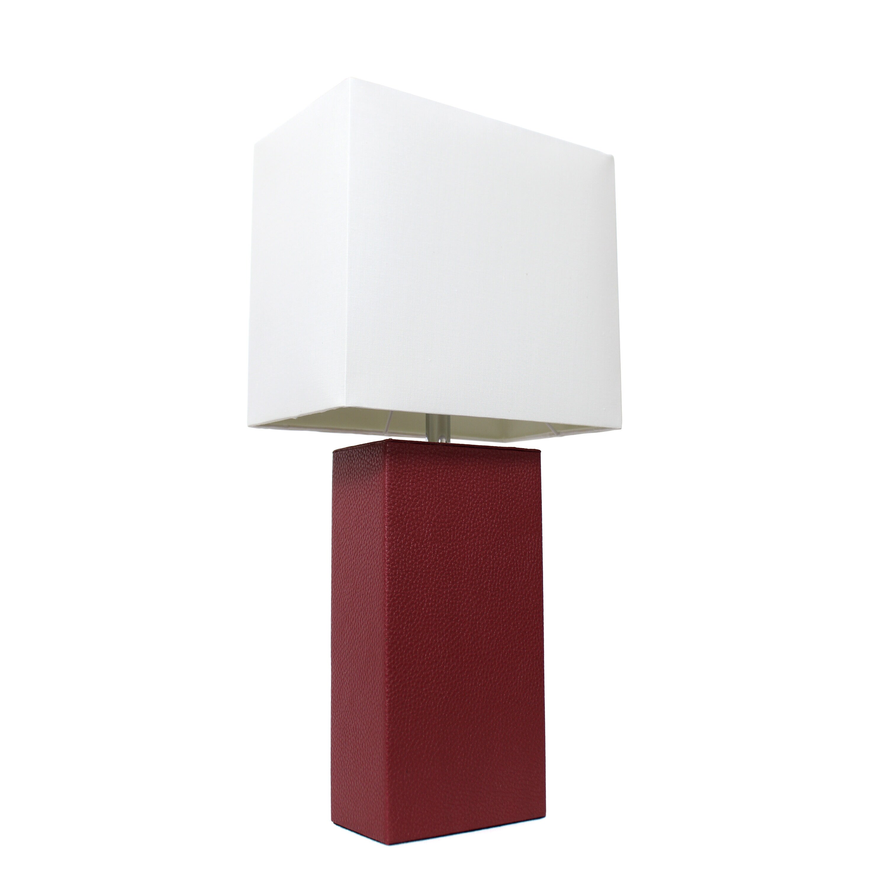 Lalia Home Lexington 21 In Red On Off Switch Table Lamp With Fabric