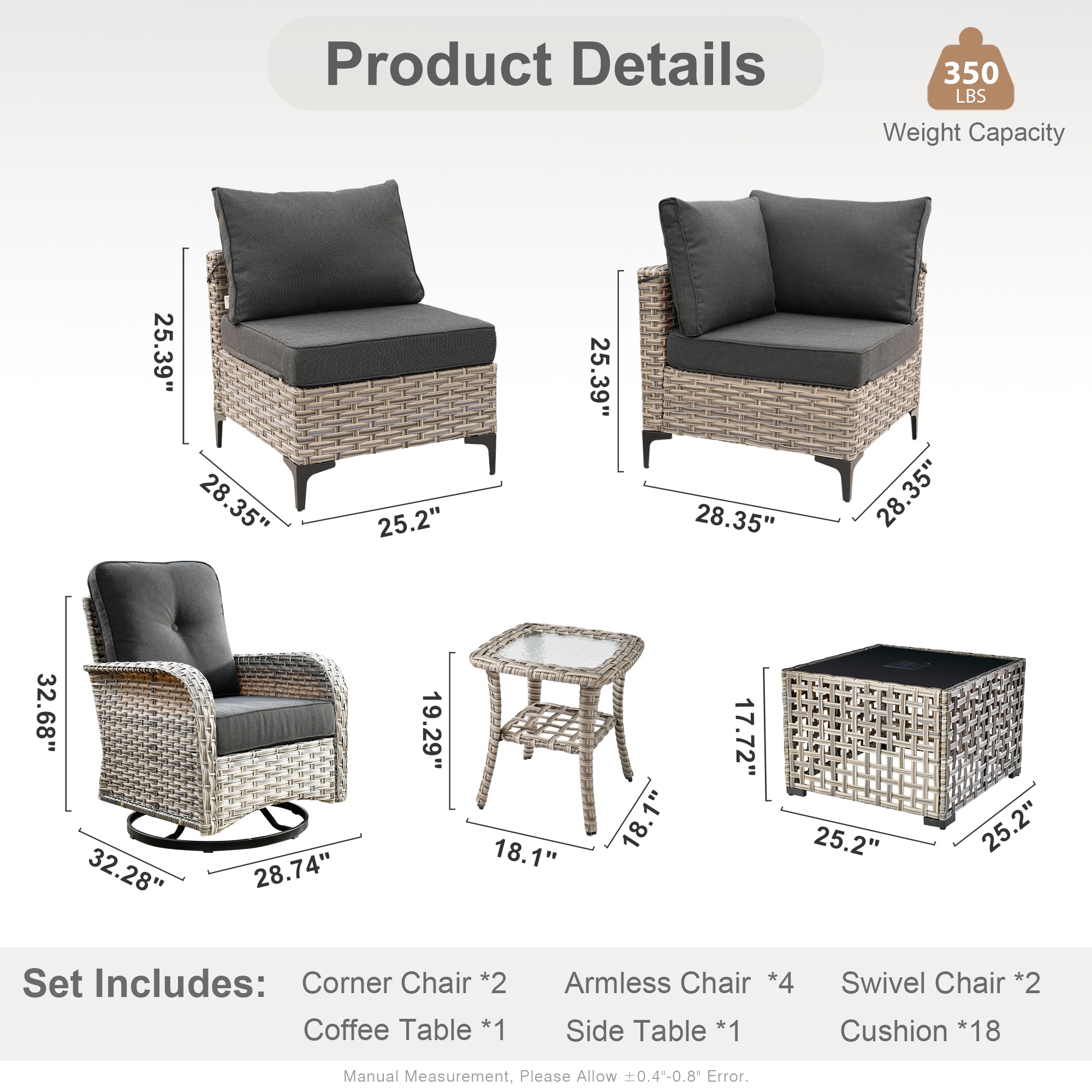 Caodoc L5-VYZSKT110-1 Patio-Sofas-Daybeds - View #8