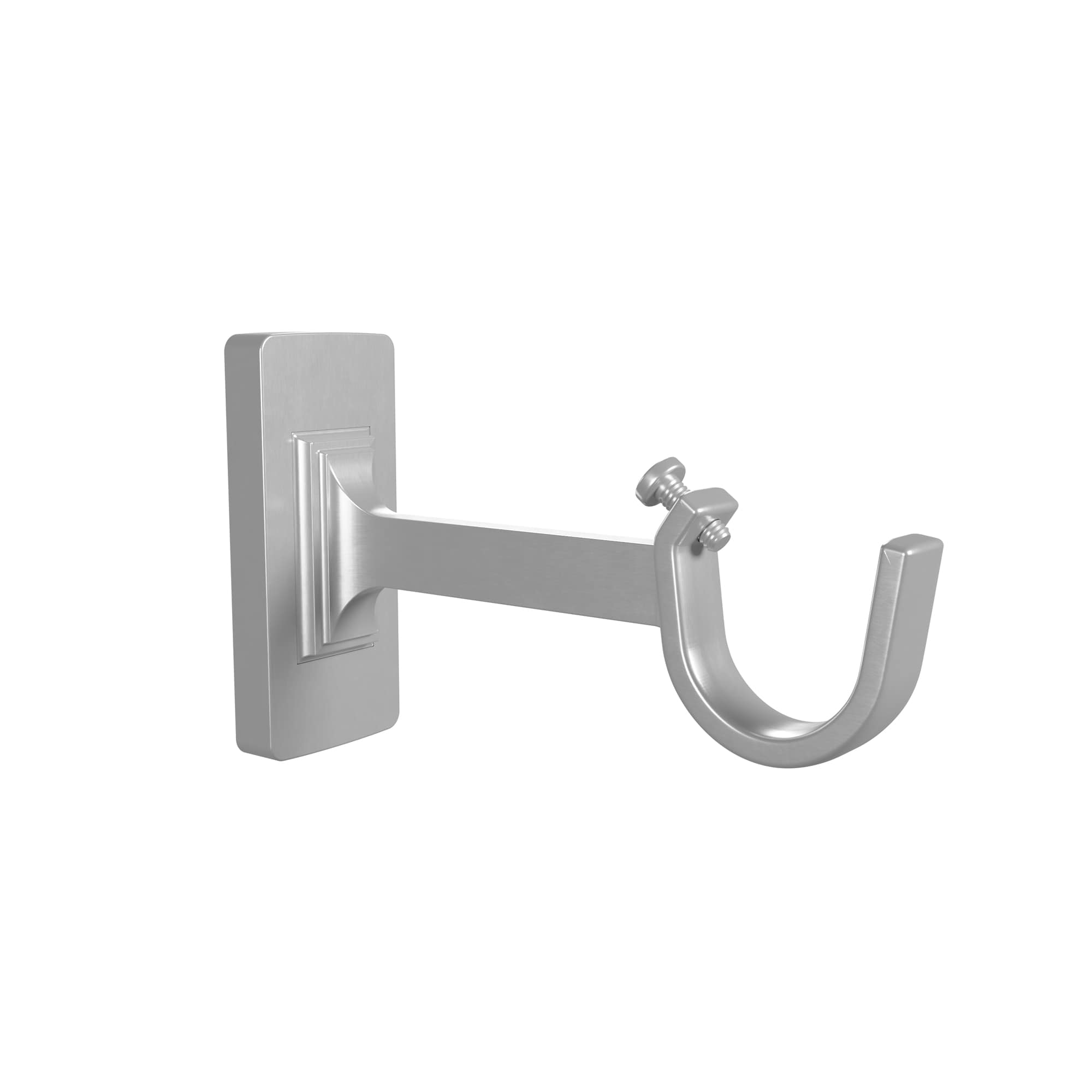 Aluminum Silver Curtain Rod Brackets at Lowes.com