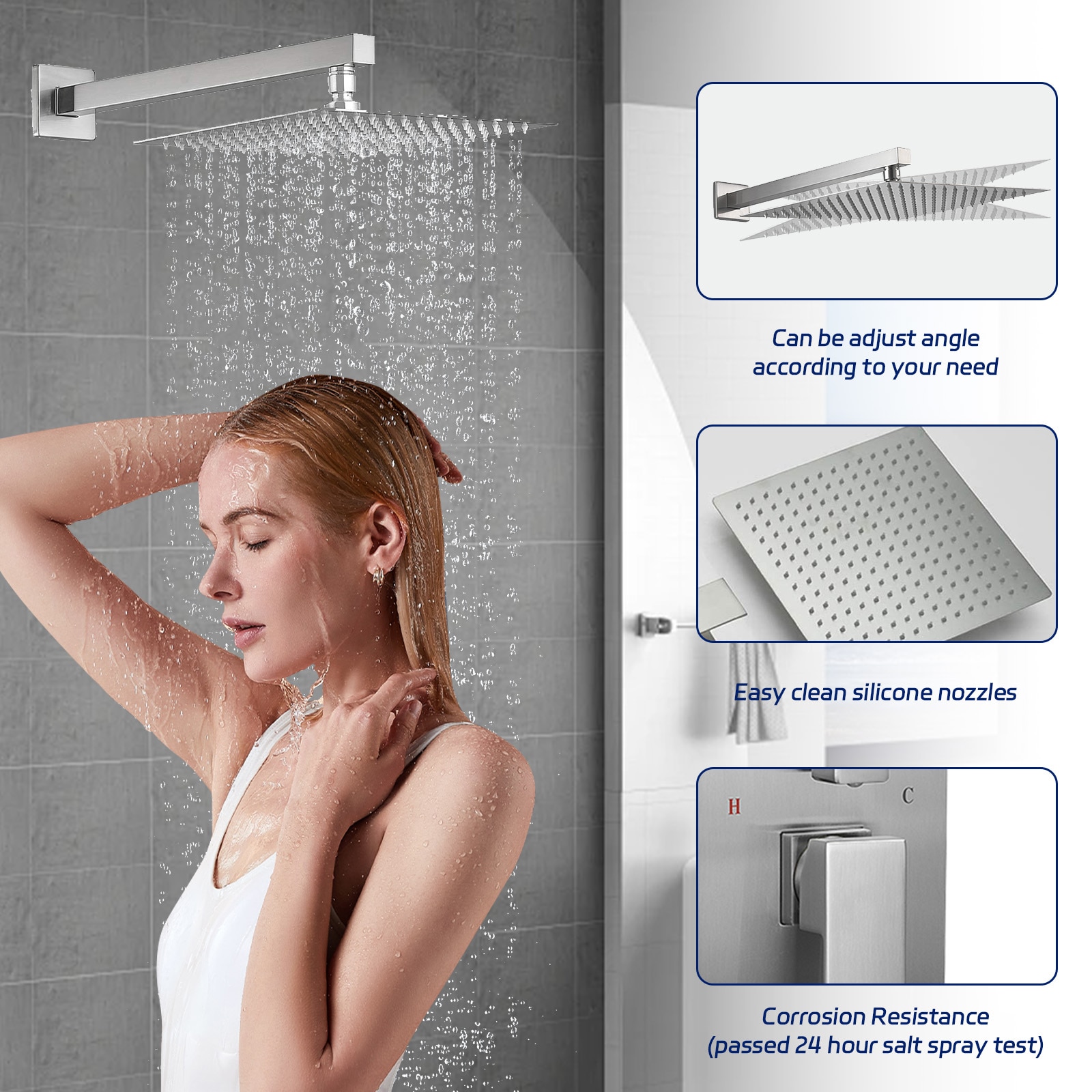 BWE A-95014-N Showerhead-Bar-Panels - View #2