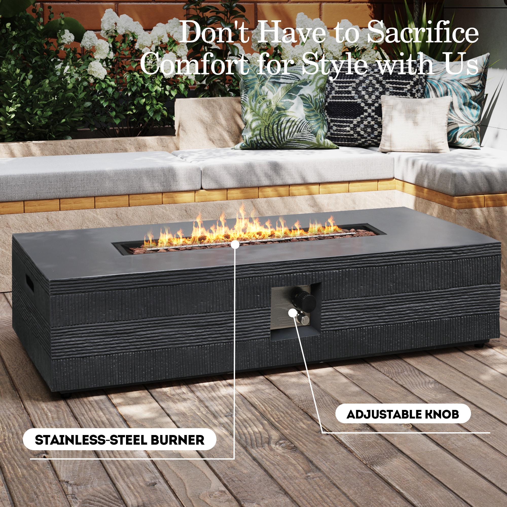 UPHA PL-56-MH Outdoor-Gas-Firepits - View #5
