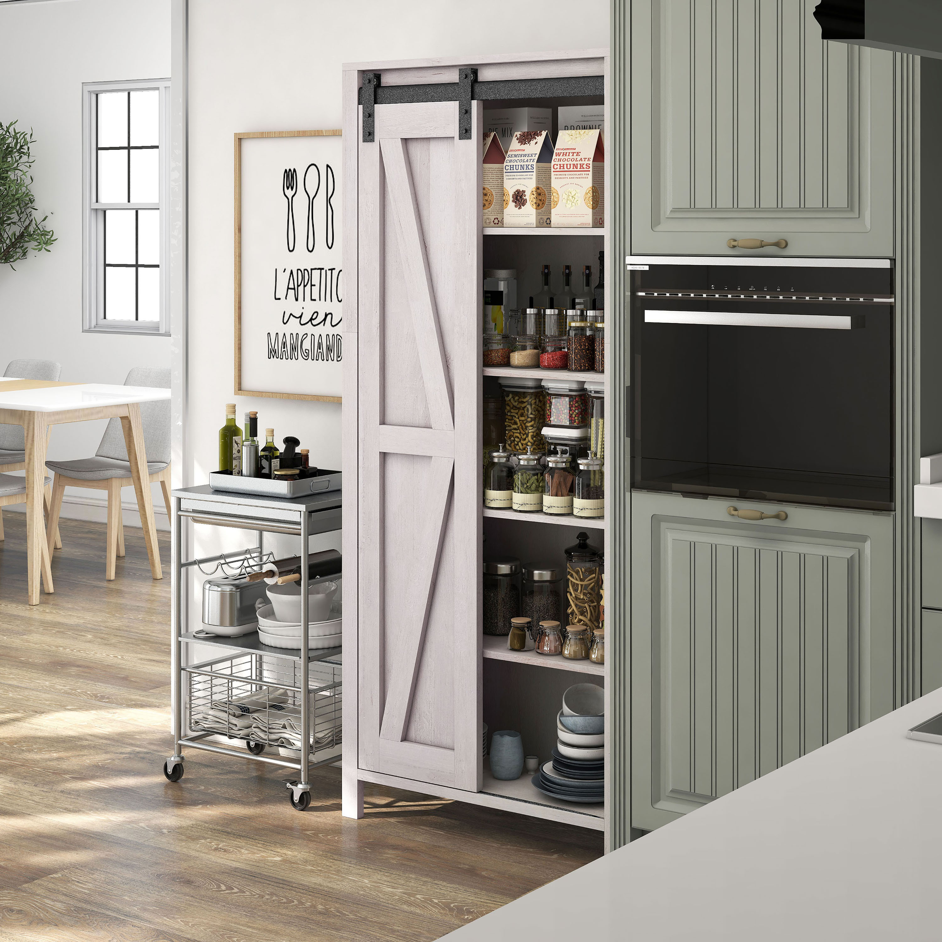 Furniture of America IDI-202800 Dining-Kitchen-Storarge - View #8