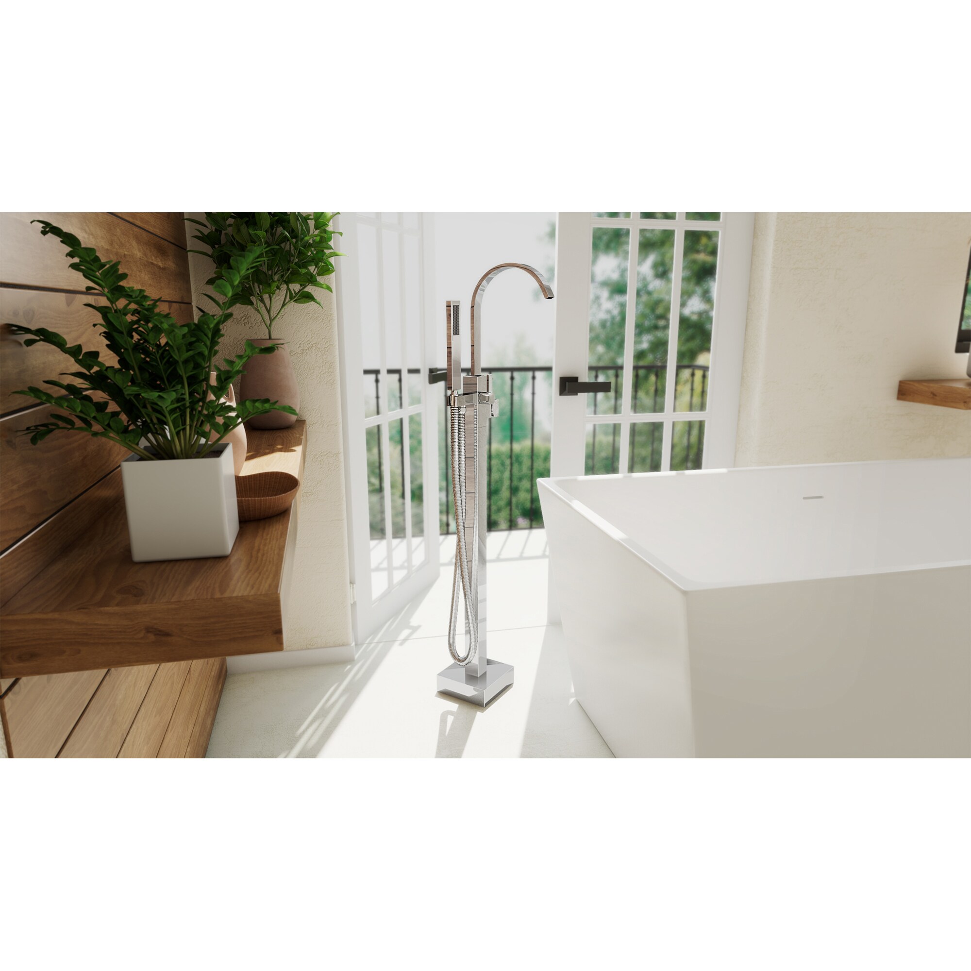 DreamLine FTLV3809X01 Roman-Tub-Faucets - View #2