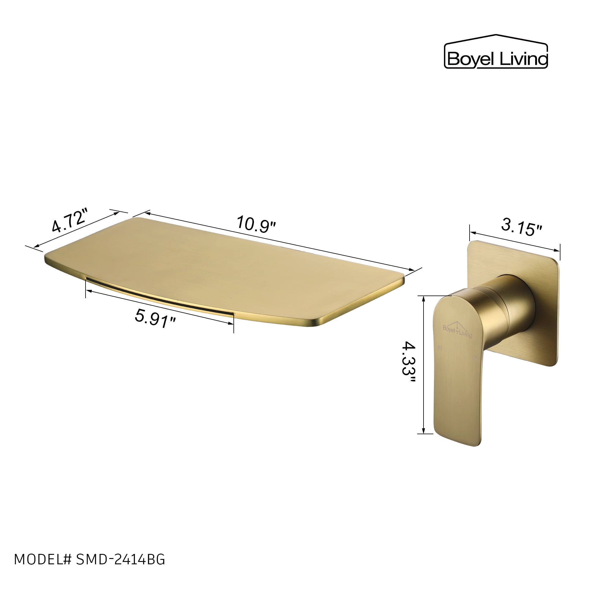 Clihome CSMD-BF24-14BG Lavatory-Faucets - View #4