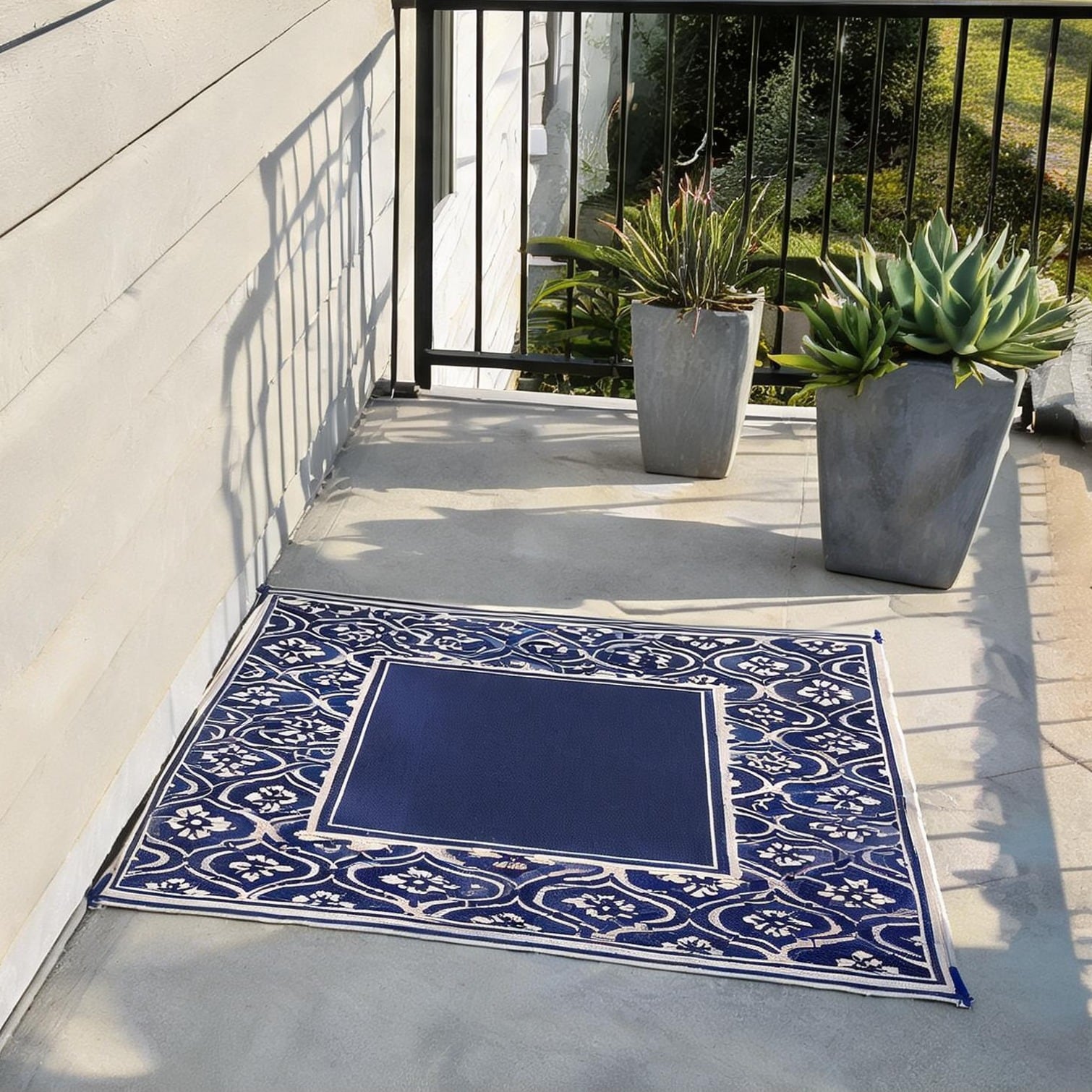 BBabe 310G M2 Pp and Outdoor Rugs for Outdoor Space 9 x 12 ft with Water-Resistant Design