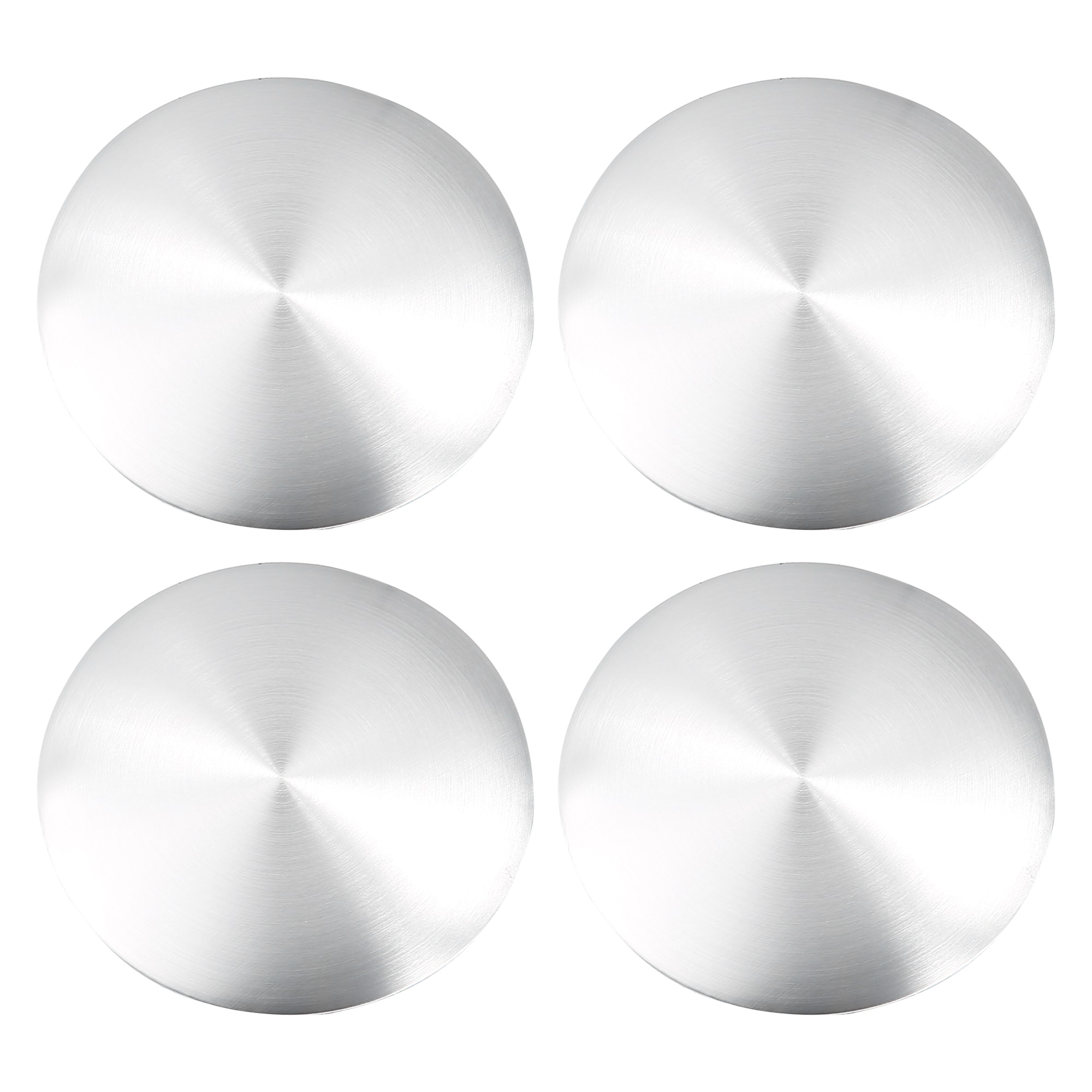 Unique Bargains 4pcs 59mm Silver Tone Car Universal Wheel Center Hub ...