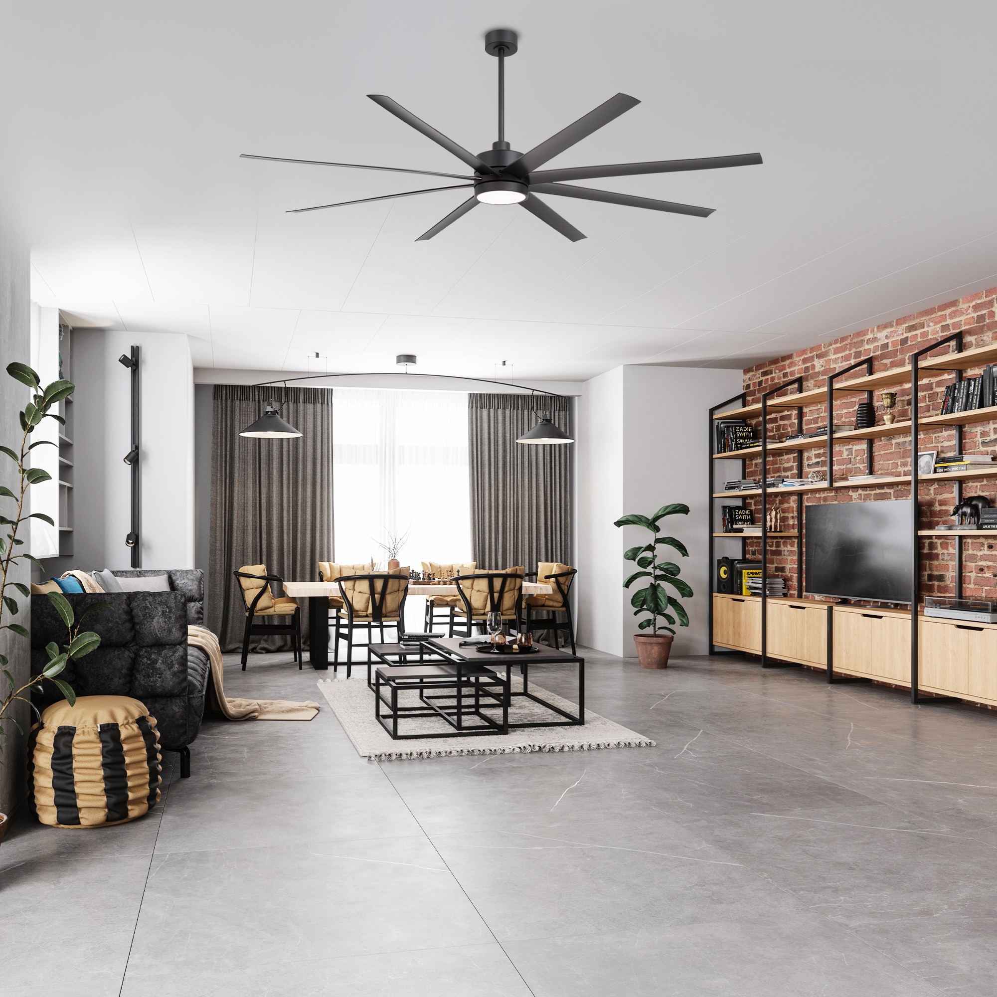 Breezary 29015-BK Ceiling-Fans - View #9