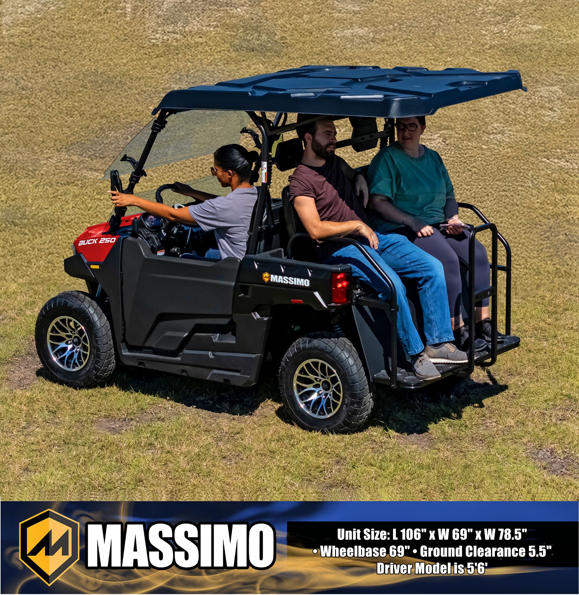 Massimo MM-BK250X-RD Motorized-Vehicles - View #8
