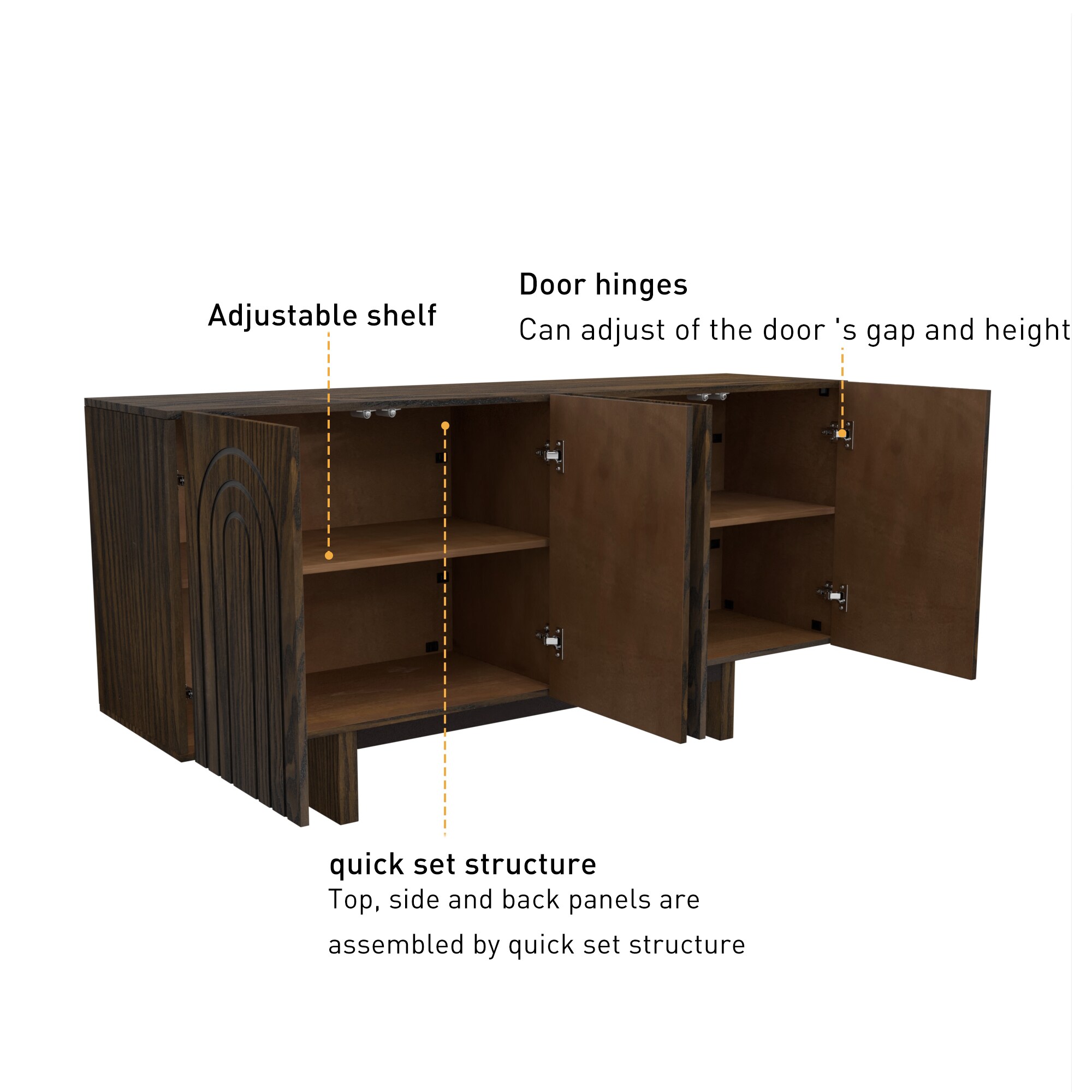 Clihome CL-1659-K-BW-N Utility-Storage-Cabinets - View #9