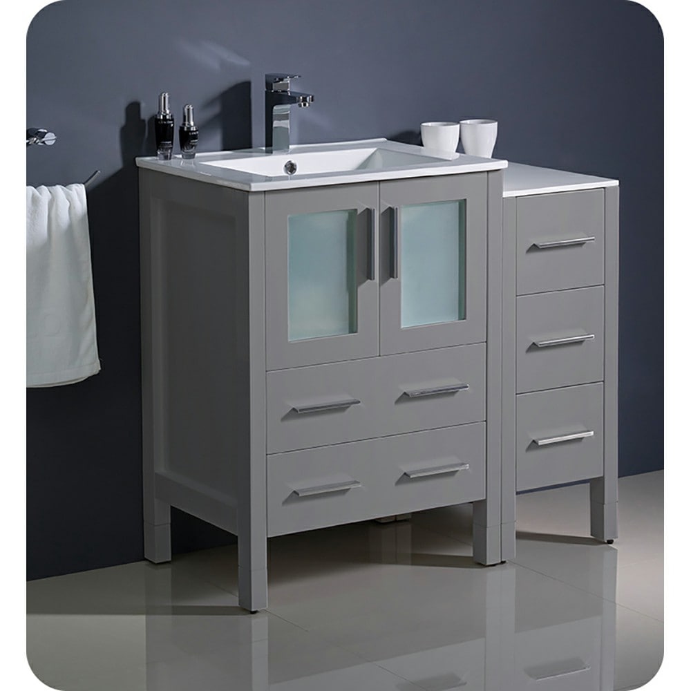 Fresca FCB62-2412GR-I Bath-Vanity-Combo - View #4