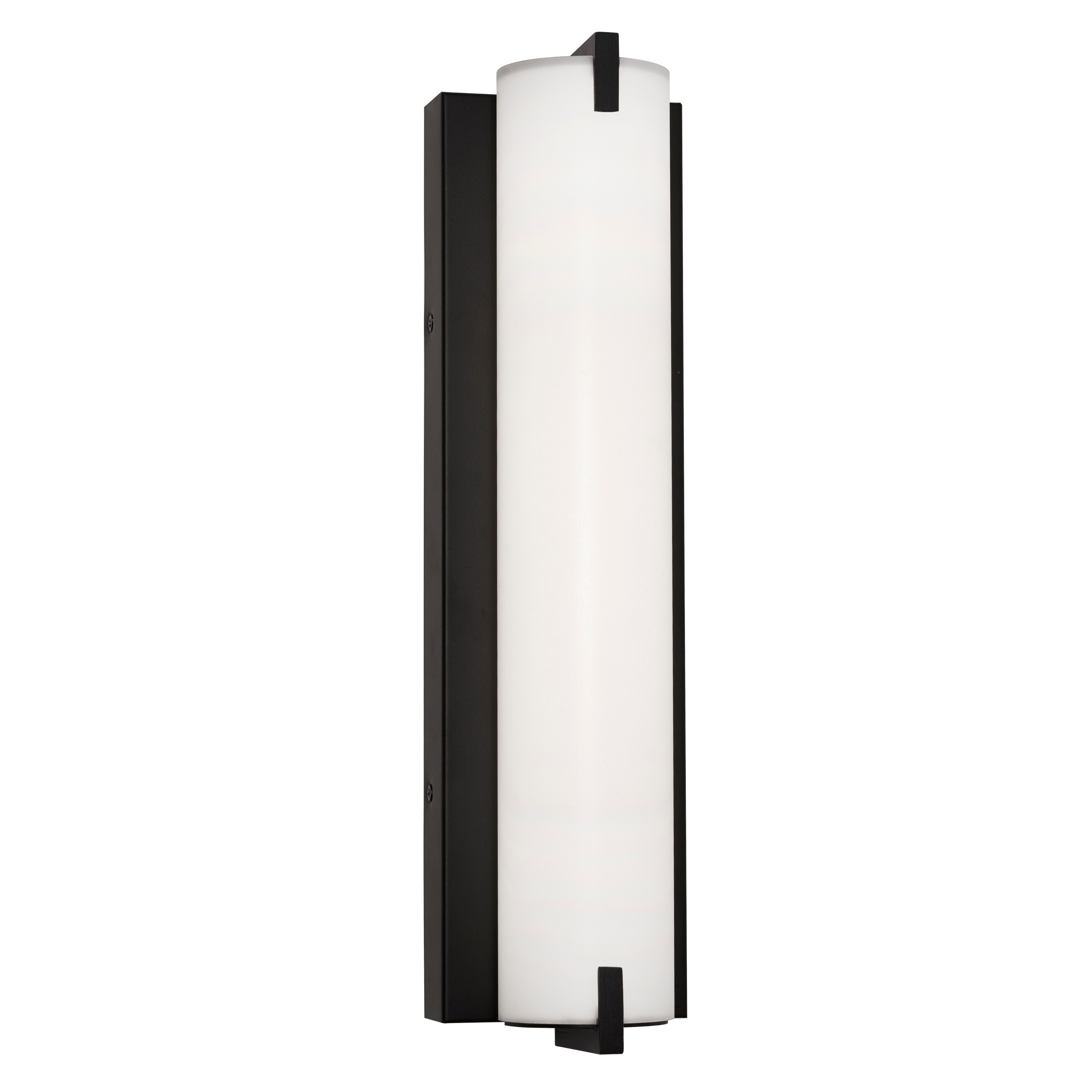 AFX AXLS0416LAJUDBK Axel 4-in W 1 -Light Black Integrated LED Wall Sconce