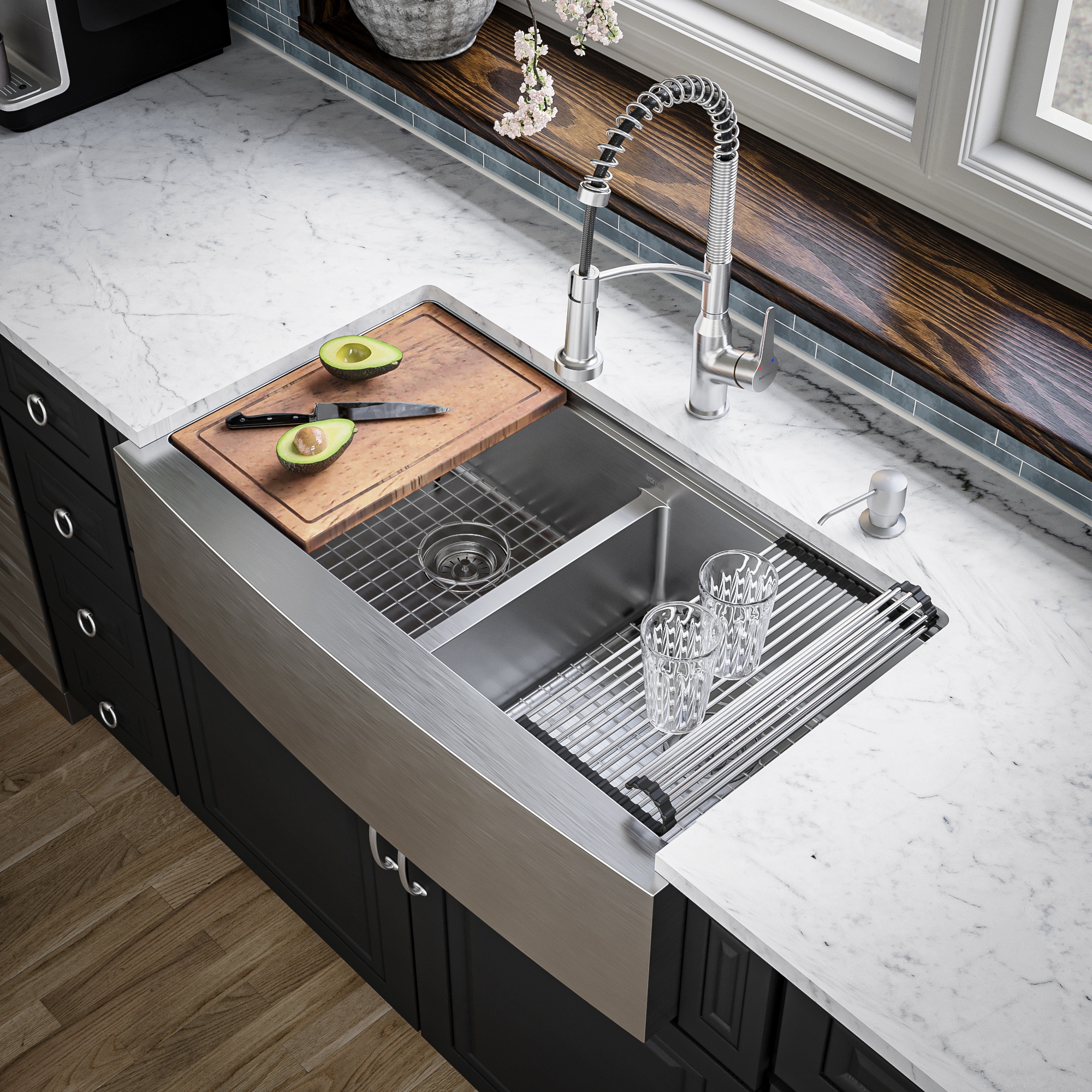 Karran WSA-48-PK1 Kitchen-Sinks - View #2