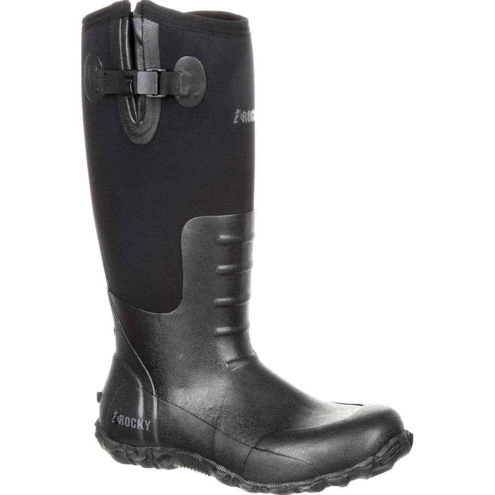 Rocky RKS0351  M  080 Men's Black Waterproof Boots Size: 8 Medium