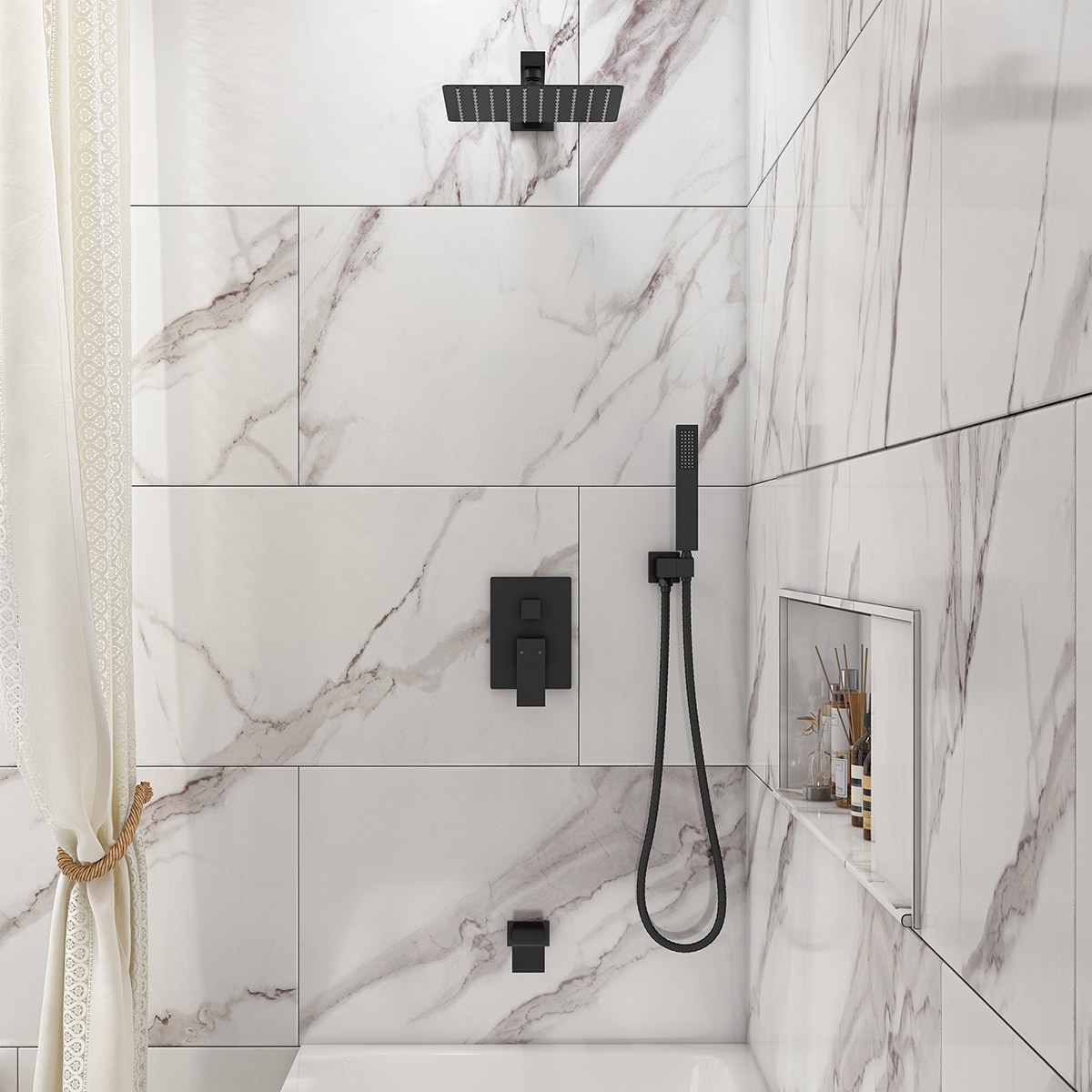 Mondawe AM-S008AC-10MB Showerhead-Bar-Panels - View #5