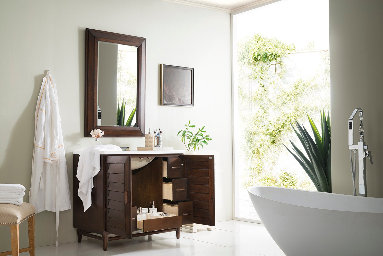 James Martin Vanities 620-V36-BNM-3CLW Bath-Vanity-Combo - View #4