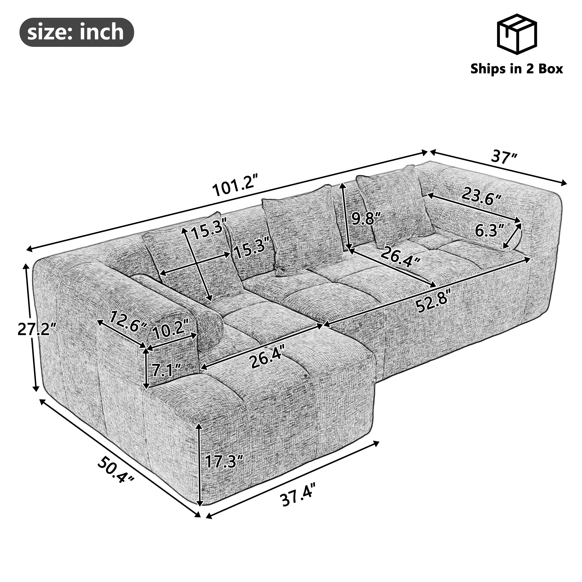 ModernLuxe N719S001890C Sofas-Loveseats - View #20