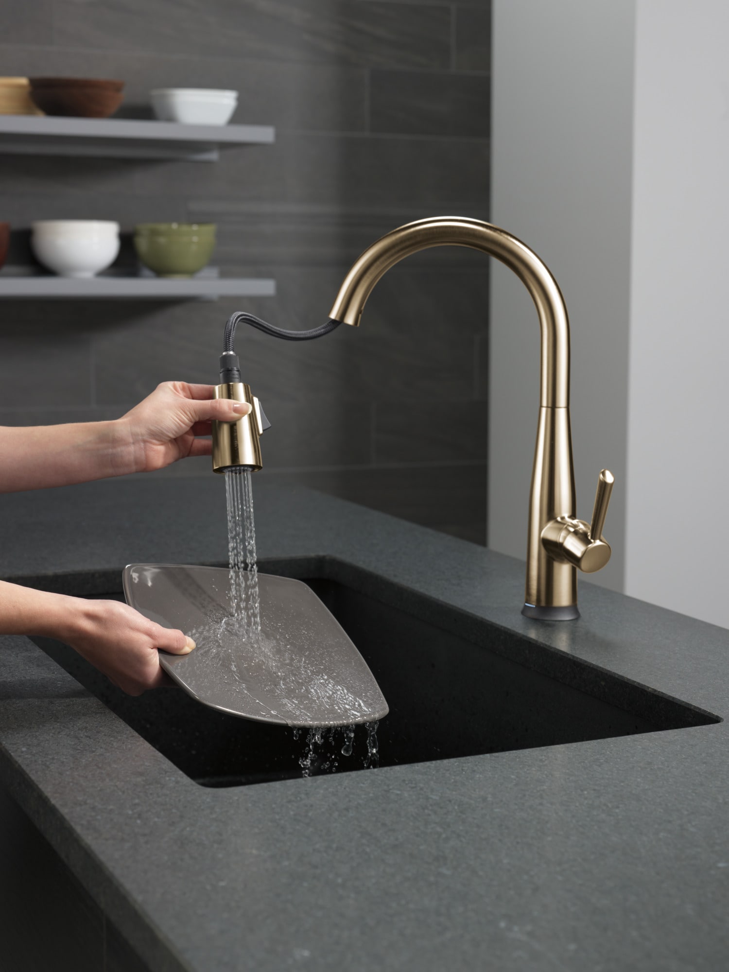 Delta 9113T-CZ-DST Kitchen-Faucets - View #12