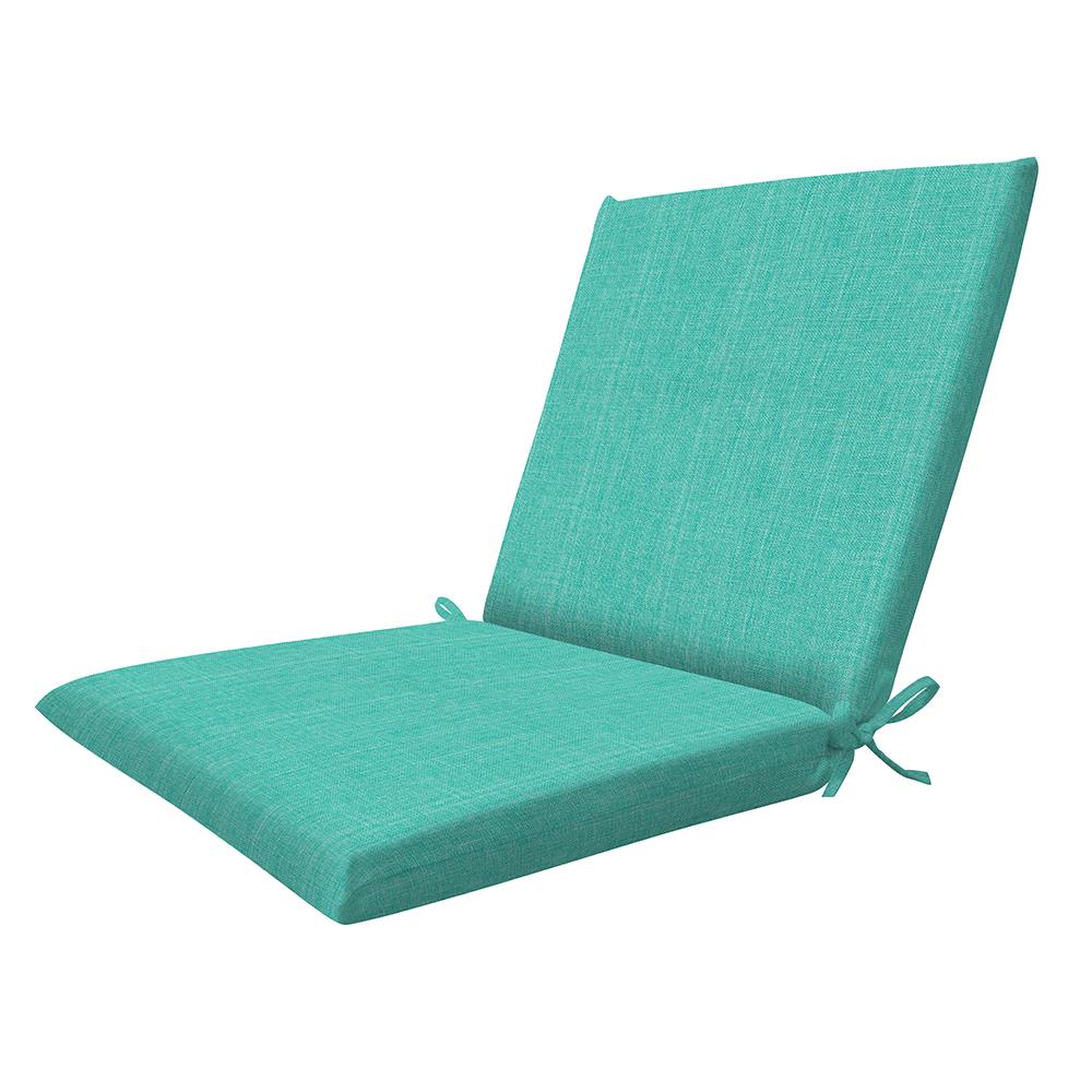 aqua chaise cushion