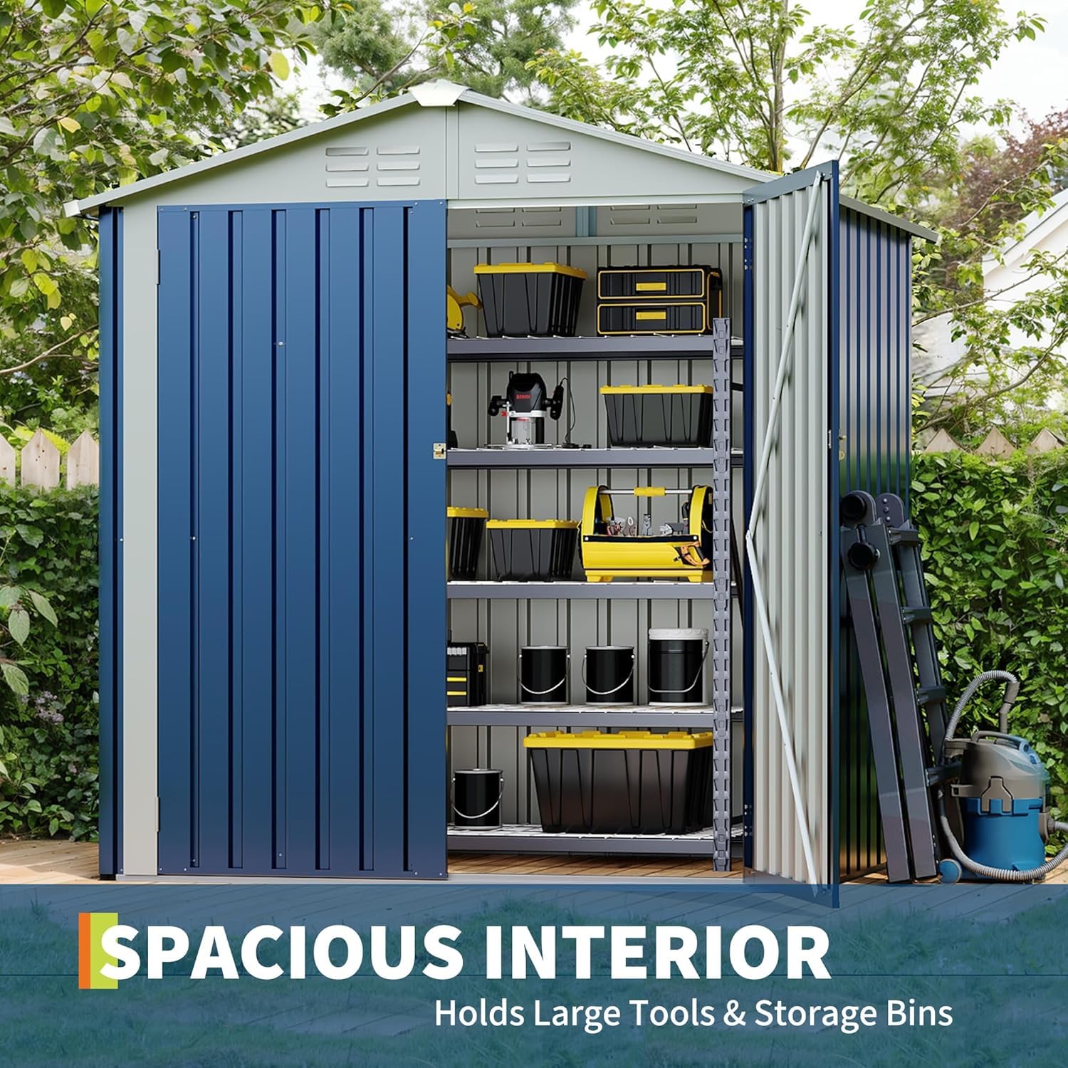Garvee 822255091585 Metal-Storage-Buildings-Sheds - View #6
