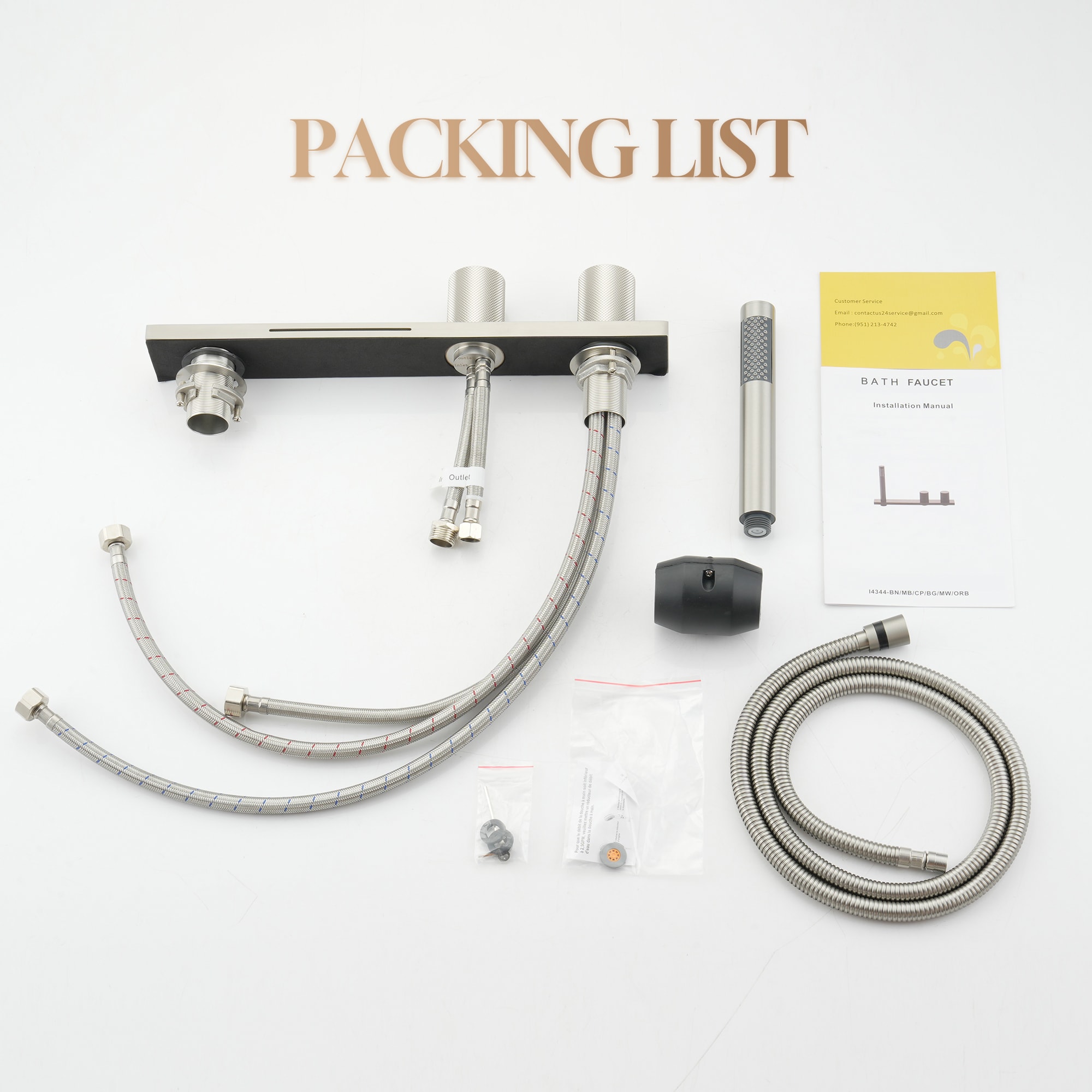CASAINC CA-I4344-BN Roman-Tub-Faucets - View #8