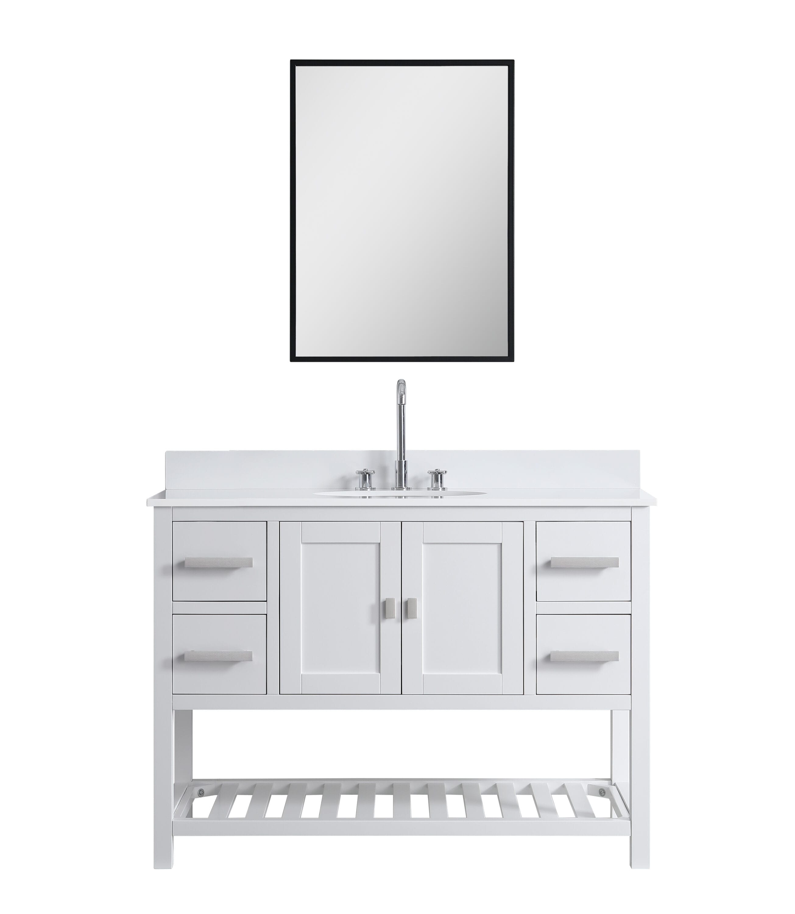 Design Element DEC055-48-W-CB vanities - View #2