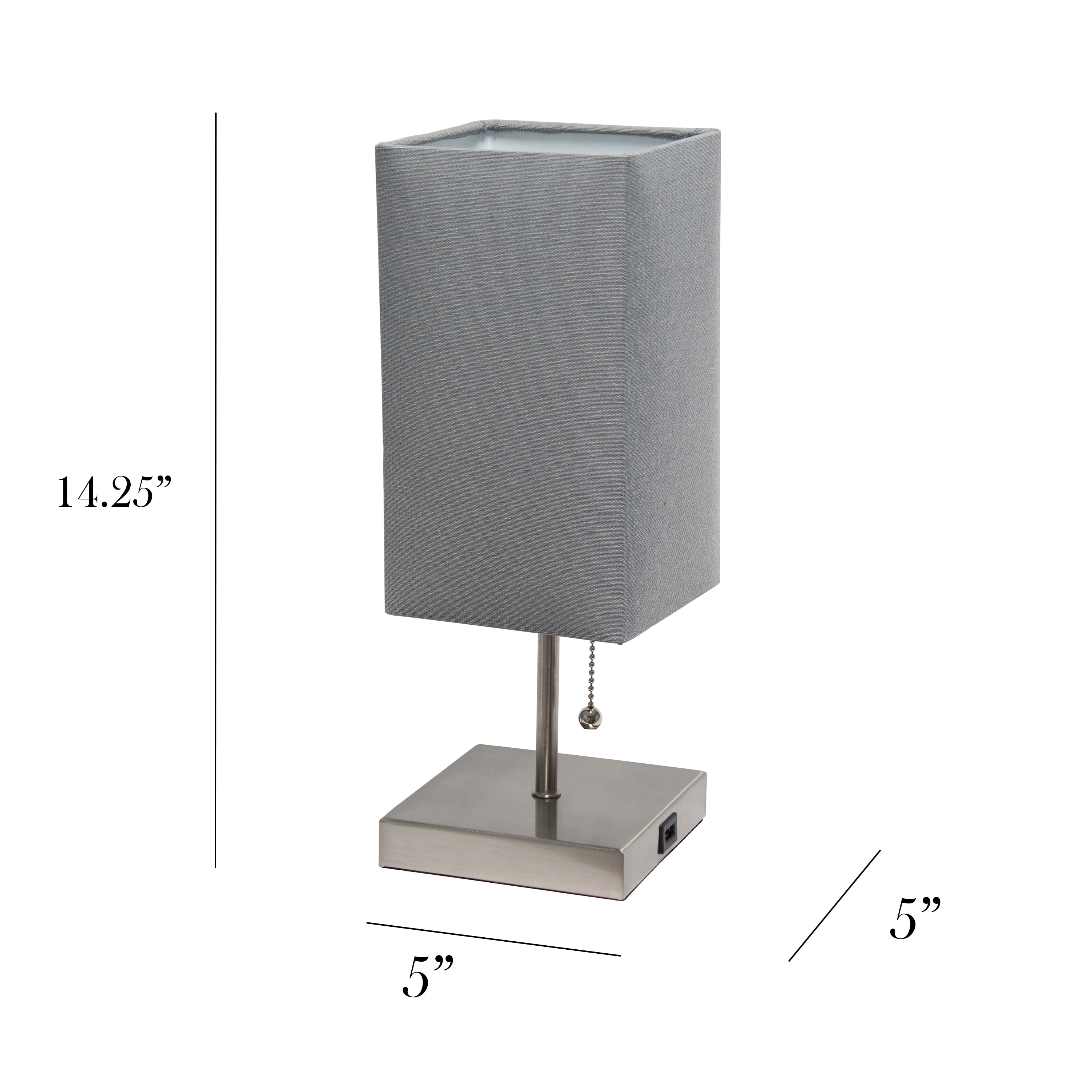 Simple Designs LC2003-GRY-2PK Lamp-Sets - View #3