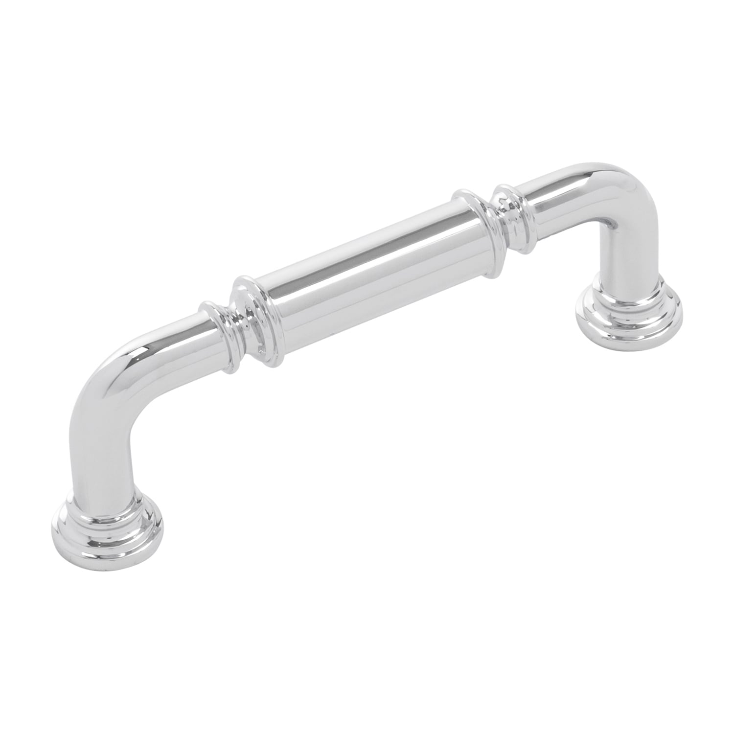 Belwith Keeler B079920-CH Berkshire 3-3/4-in , 96mm Center to Center Chrome Rectangular Handle Drawer Pulls