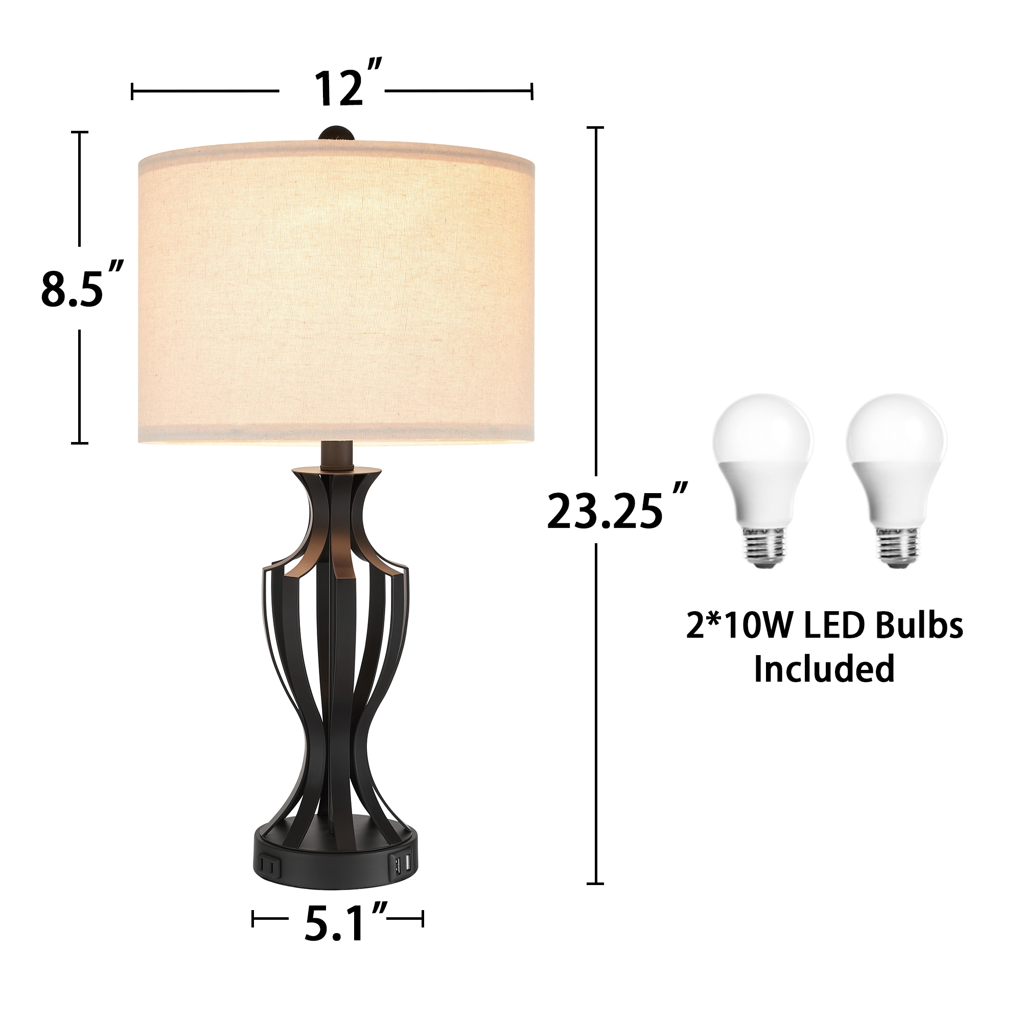 KAWOTI 21205 Table-Lamps - View #6