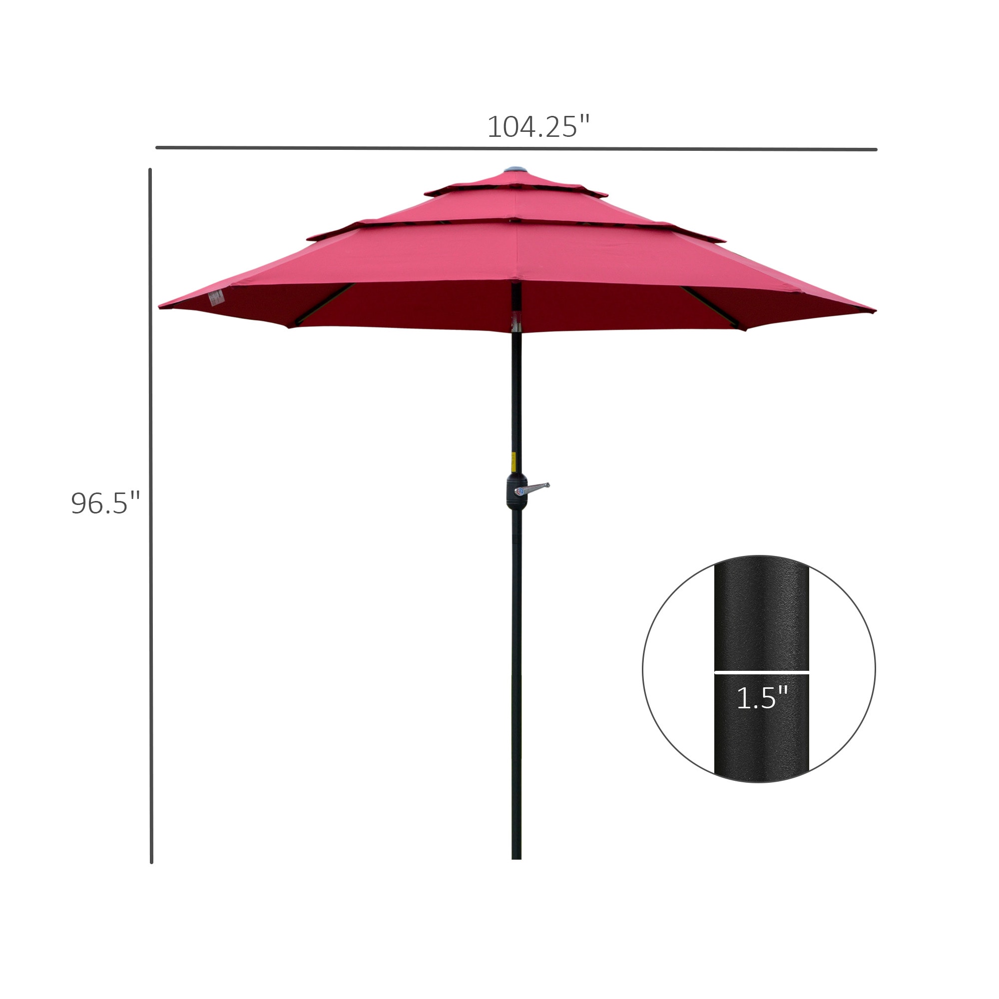 ToolCat BZ2-93-PW Umbrellas-2 - View #8