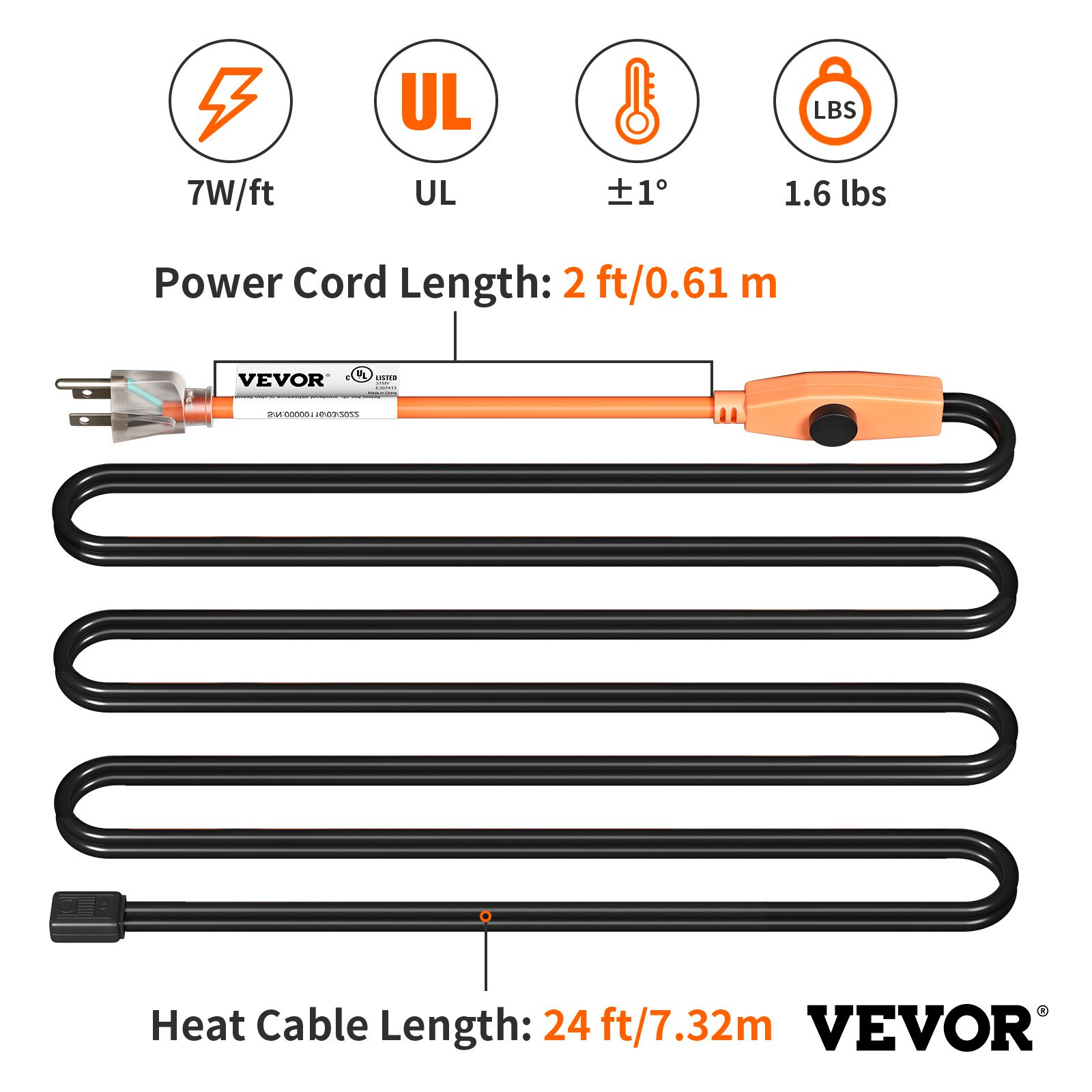 VEVOR GDJRDLMC24FT7O06MV5 Tubular-Pipe-Wrap - View #8