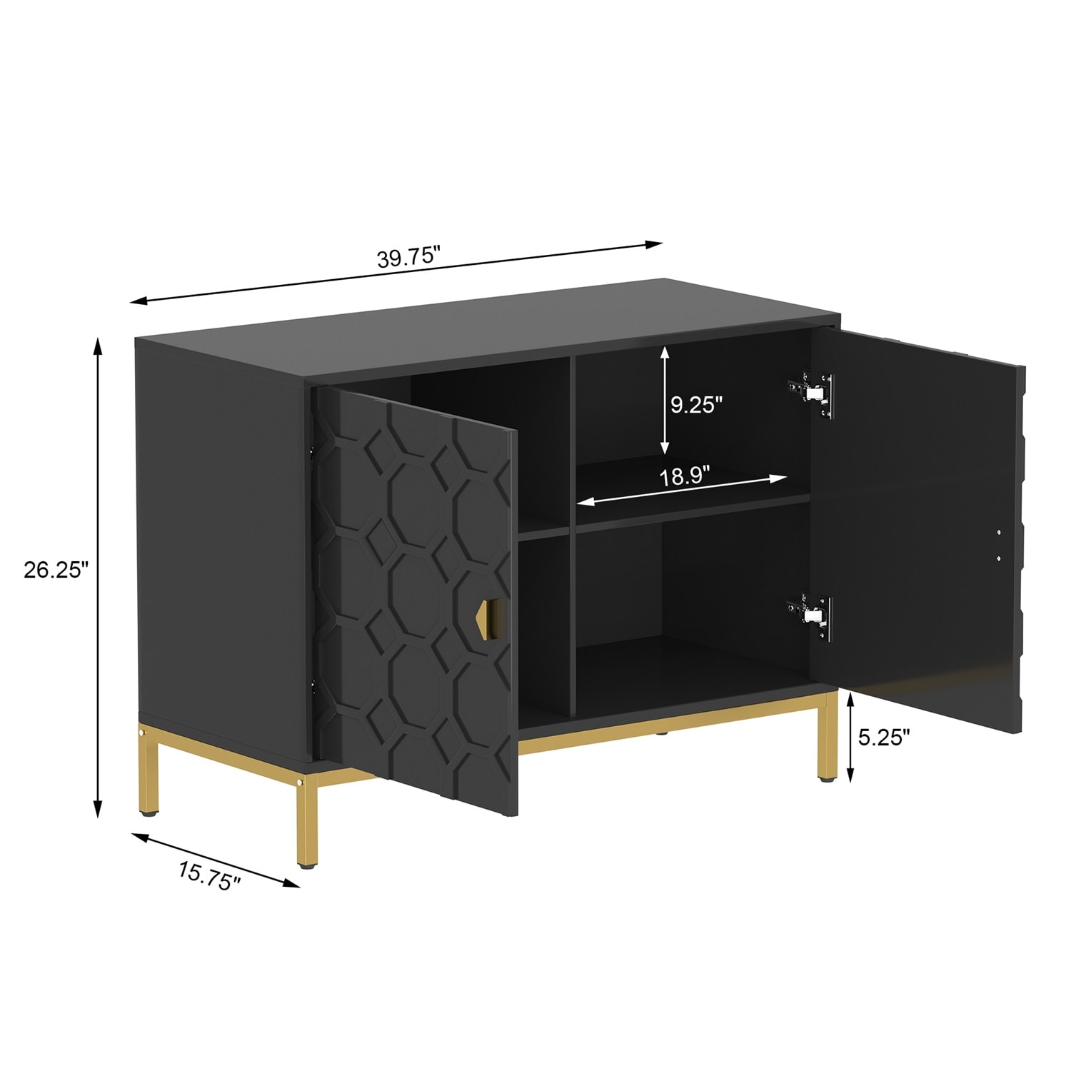Mondawe MO-JH-005-BK chests - View #7