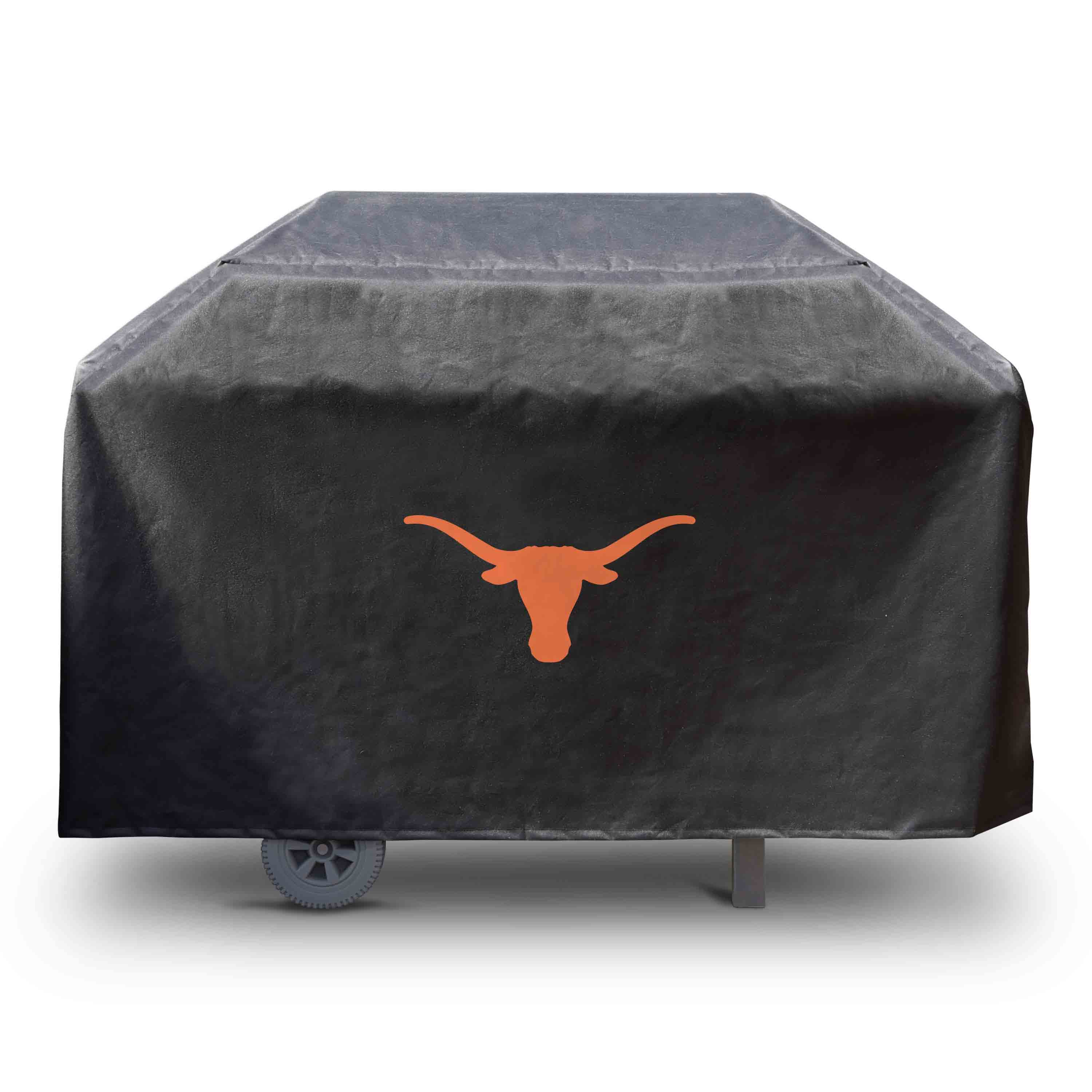 FANMATS 41203 Texas Longhorns 4 burner grill cover 68-Inches W x 35-Inches H Black Fits most Cover