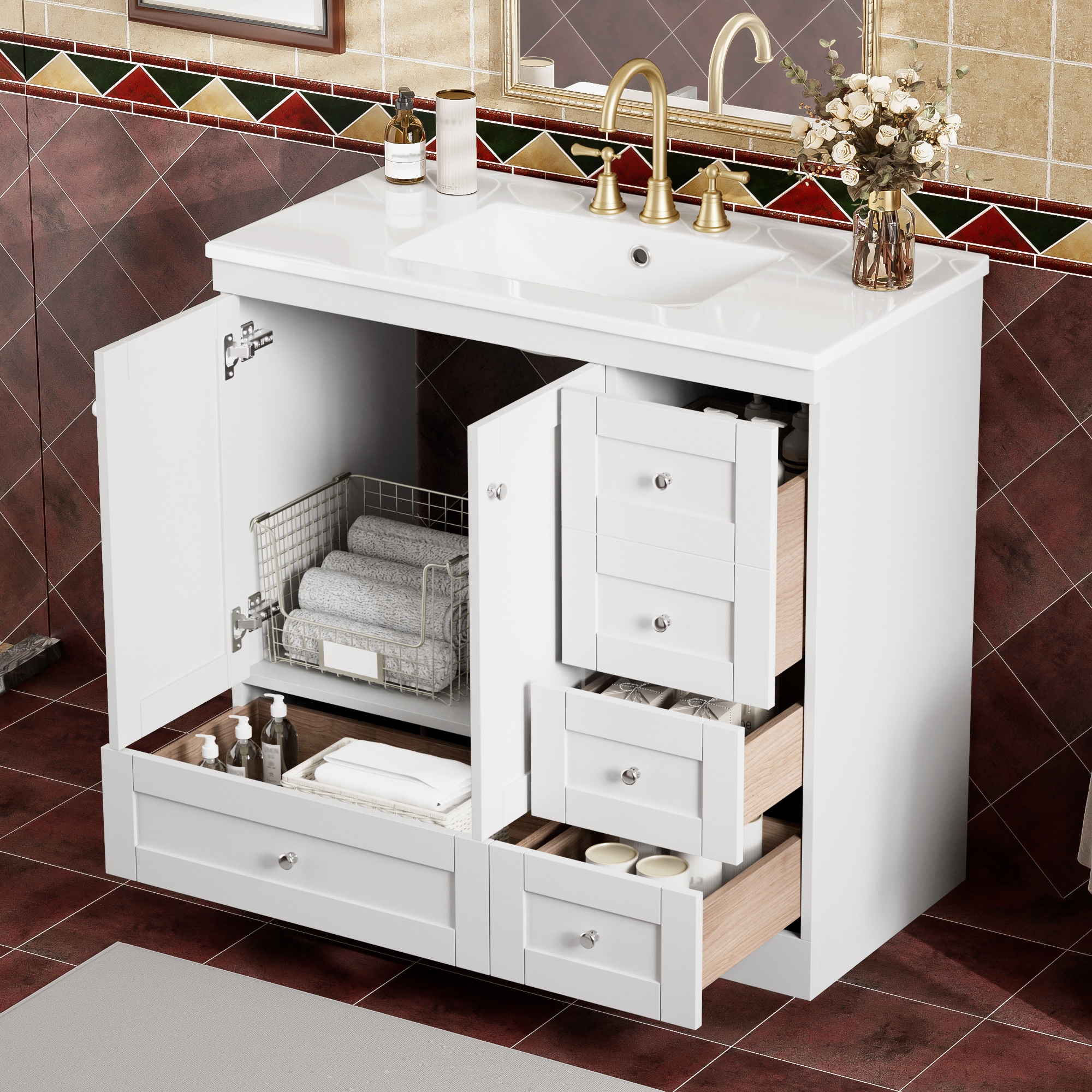 Tatayosi JJ-88872K Bath-Vanity-Combo - View #3