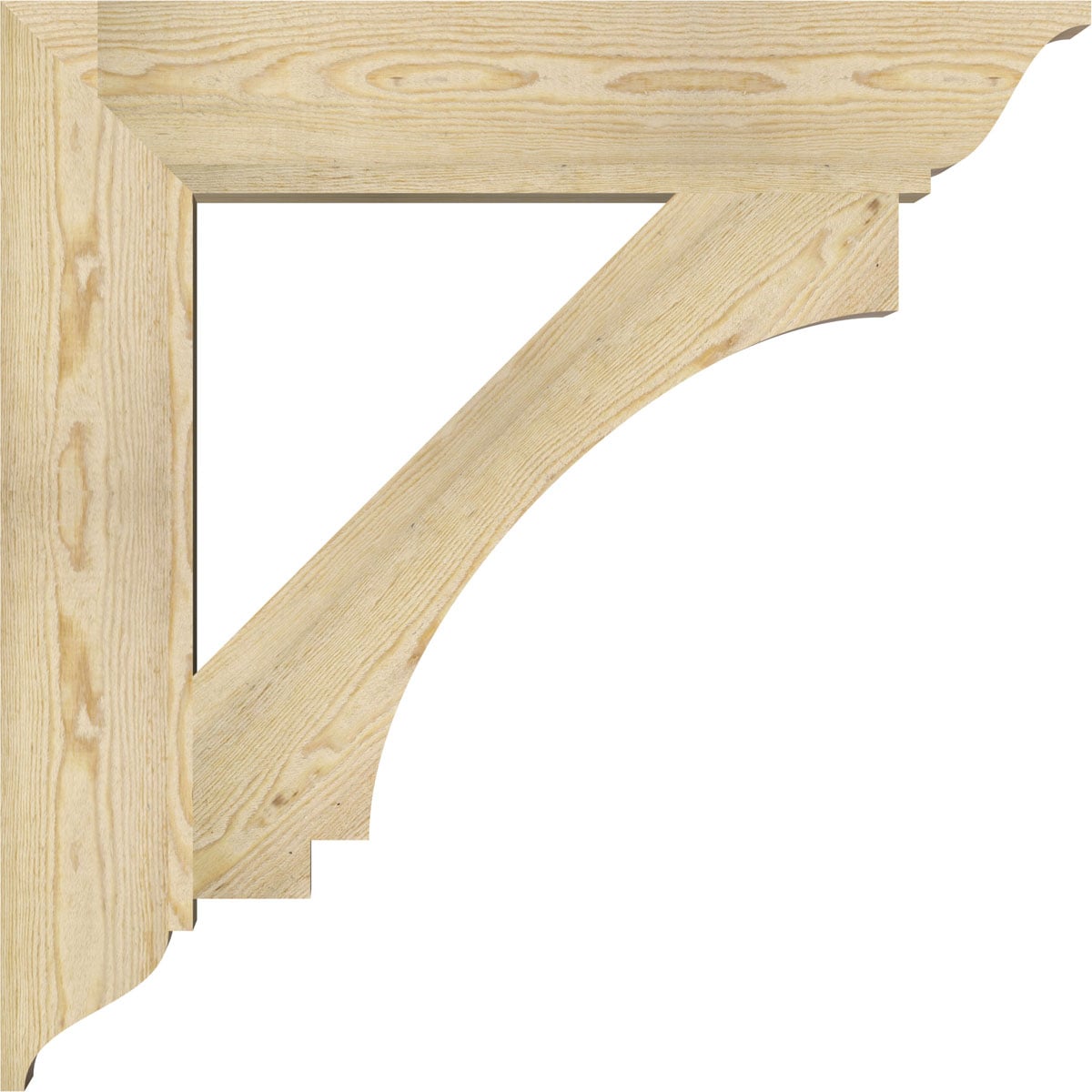 Ekena Millwork BKT06X34X34IMP01RDF Exterior-Brackets-Braces - View #3