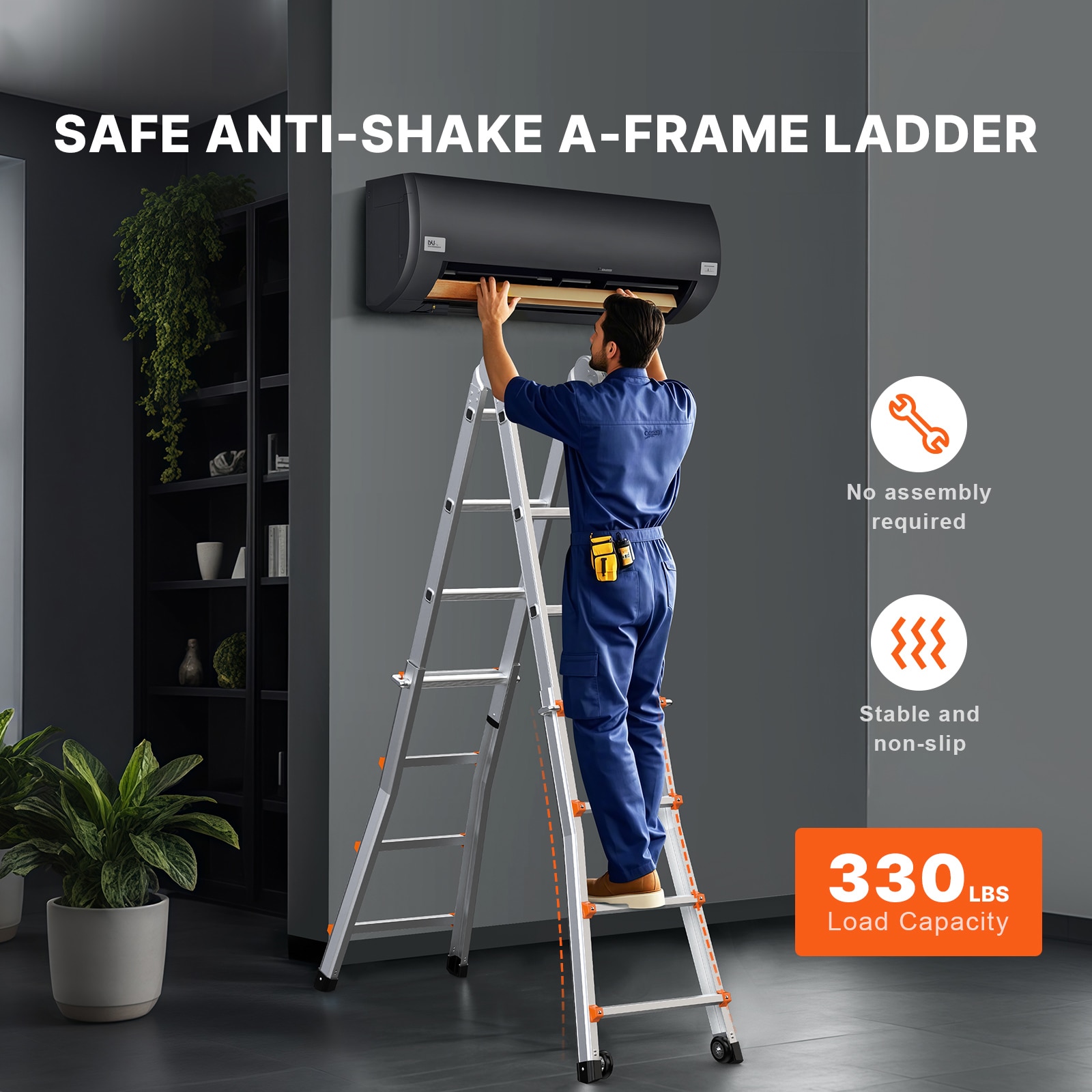 VEVOR SCDGNAZXYST506090V0 Step-Ladders - View #3