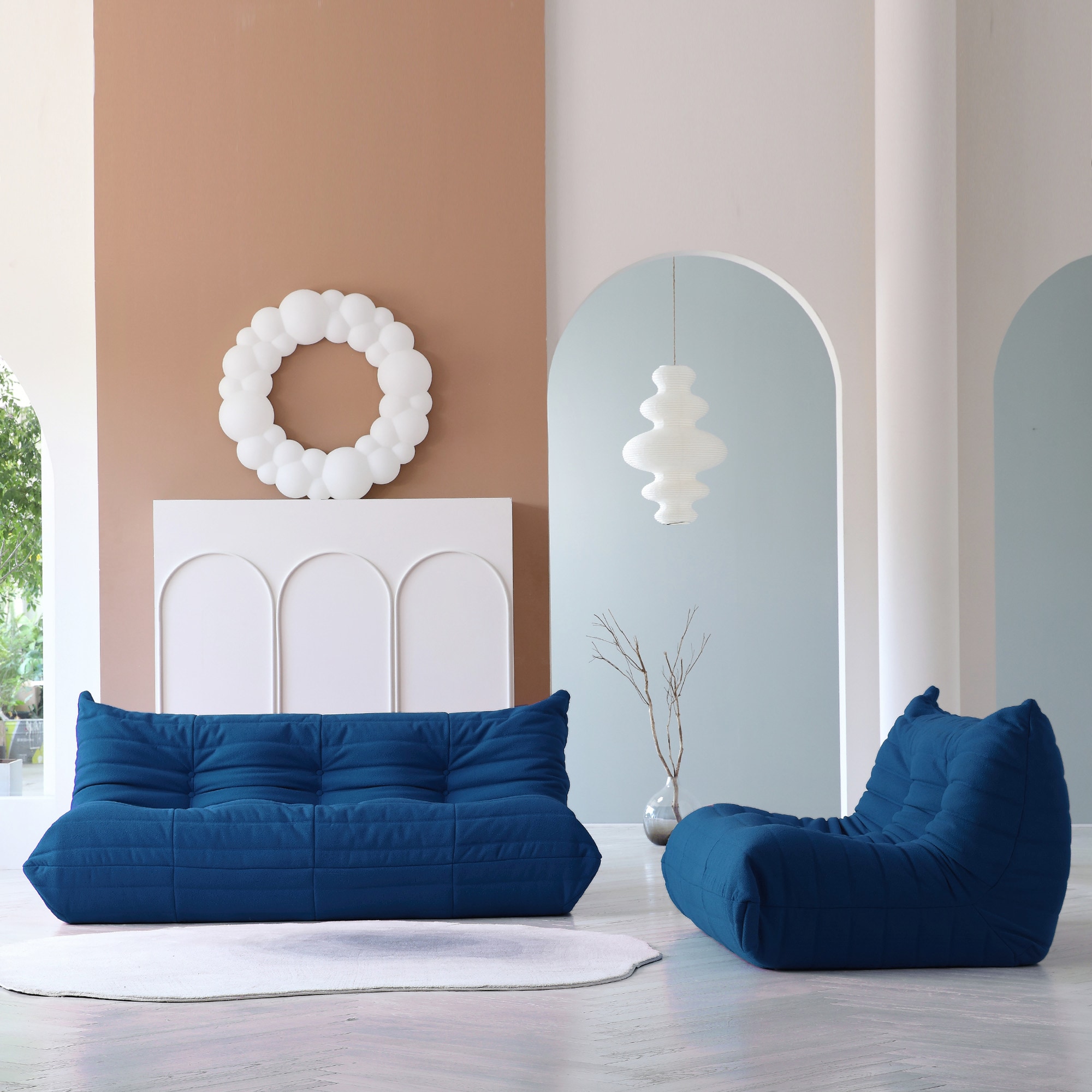 BuotiqHom DH-S2-117BU Sofas-Loveseats - View #2