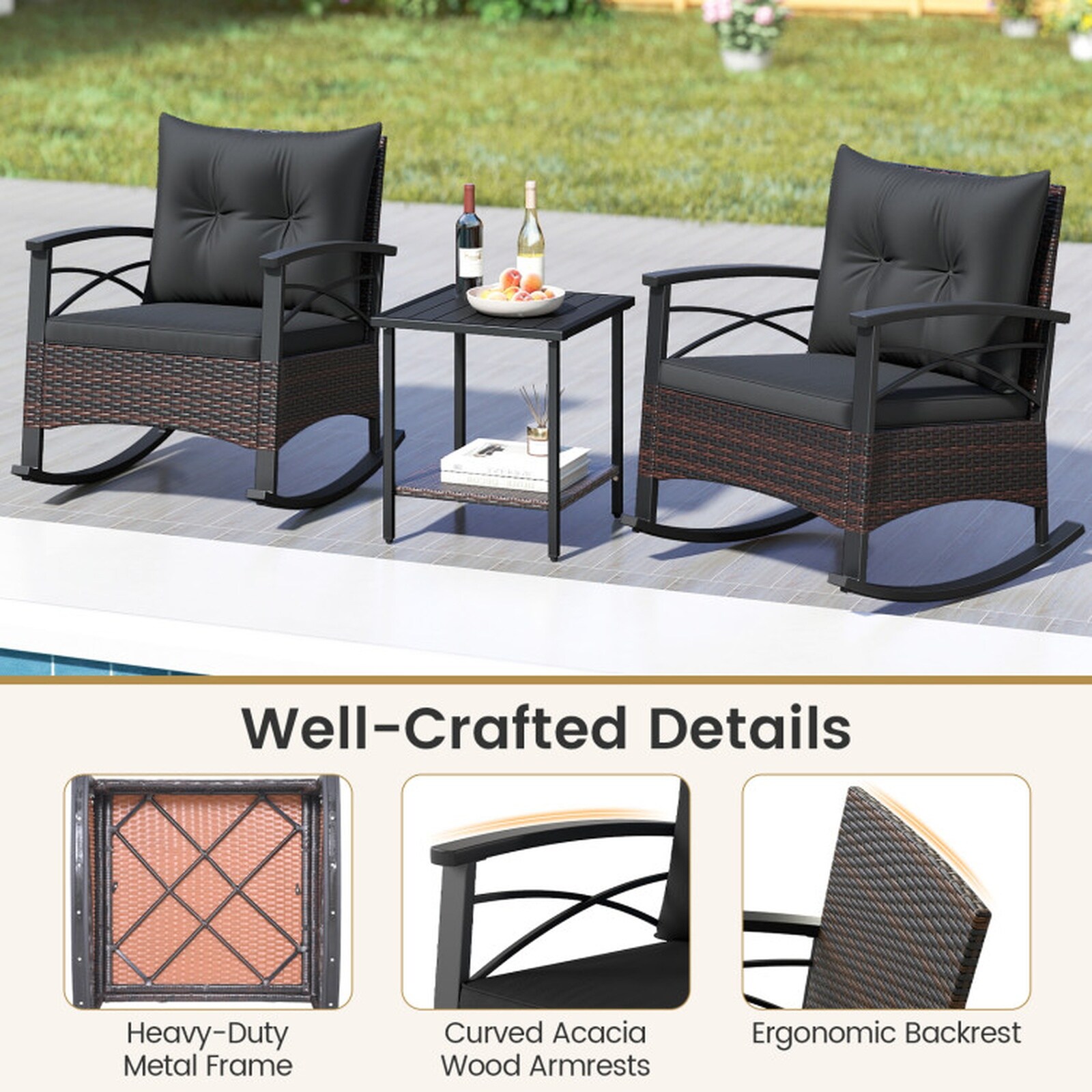 SUGIFT LW102SUGHY2109 Patio-Conversation-Sets - View #4
